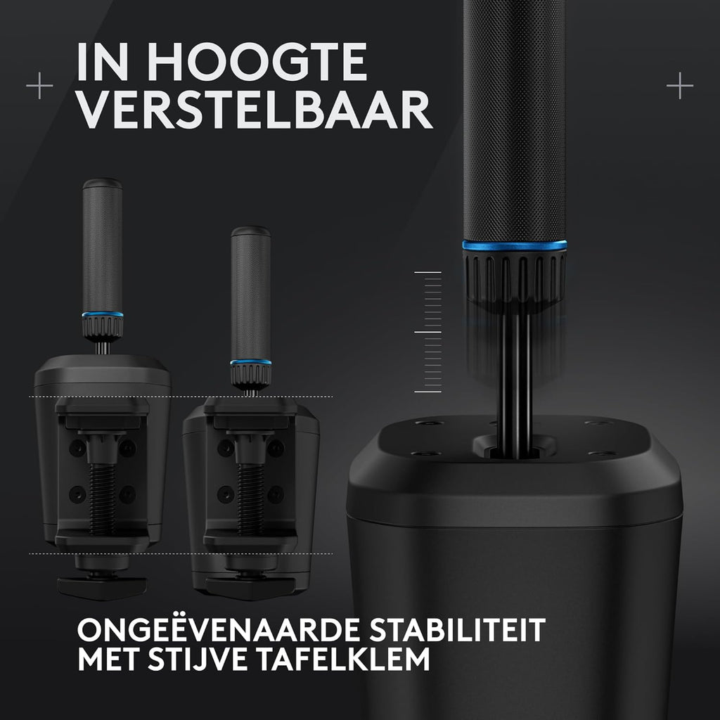 Logitech G RS H-SHIFTER - Levier de vitesses de simulation de course compatible avec les bases de volant de course PRO et RS50 pour consoles PlayStation 5, PS4, Xbox-Series X|S, Xbox-One et PC - Noir