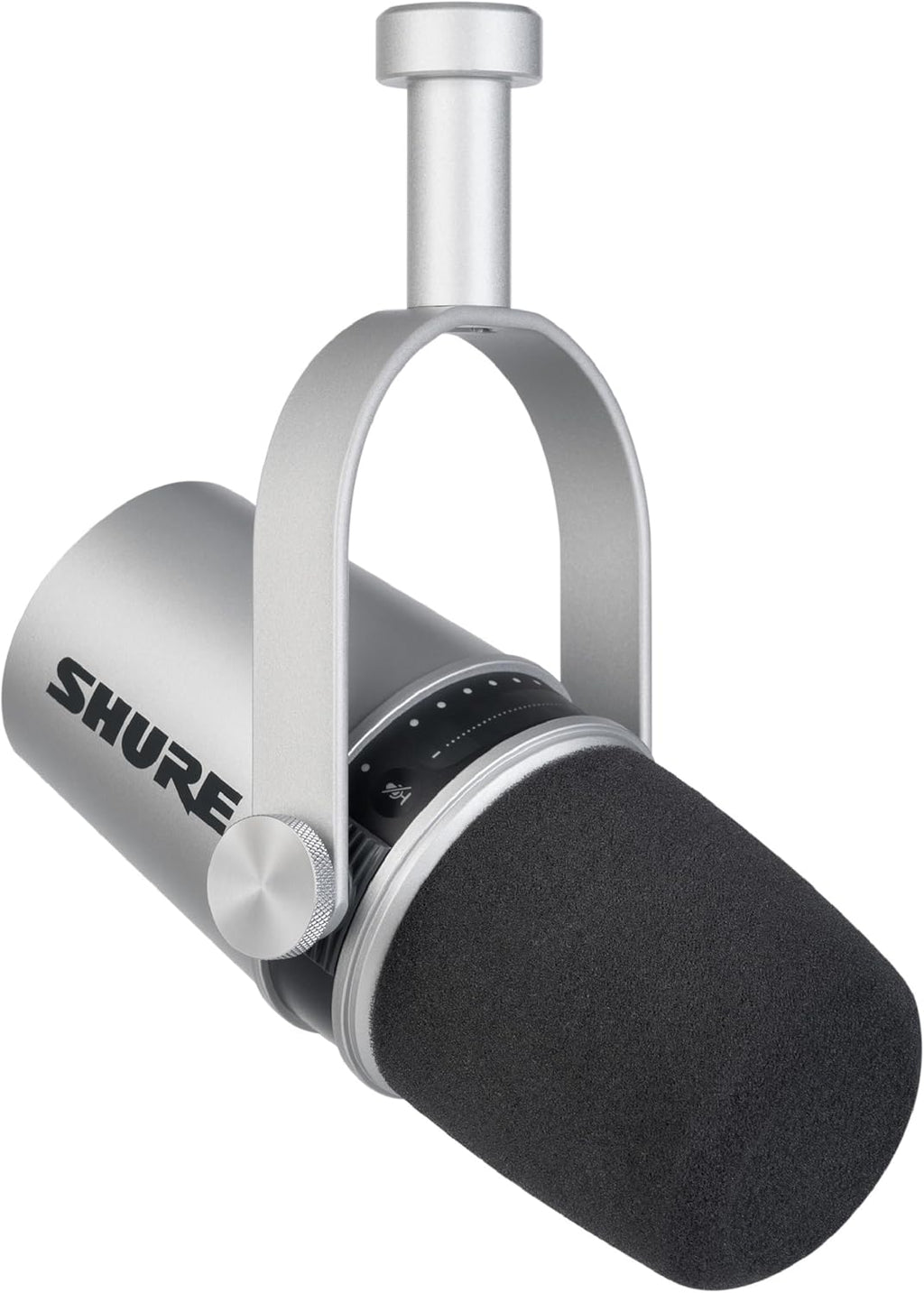 Shure MV7i Slimme Podcast Microfoon + Ingebouwde Audio Interface