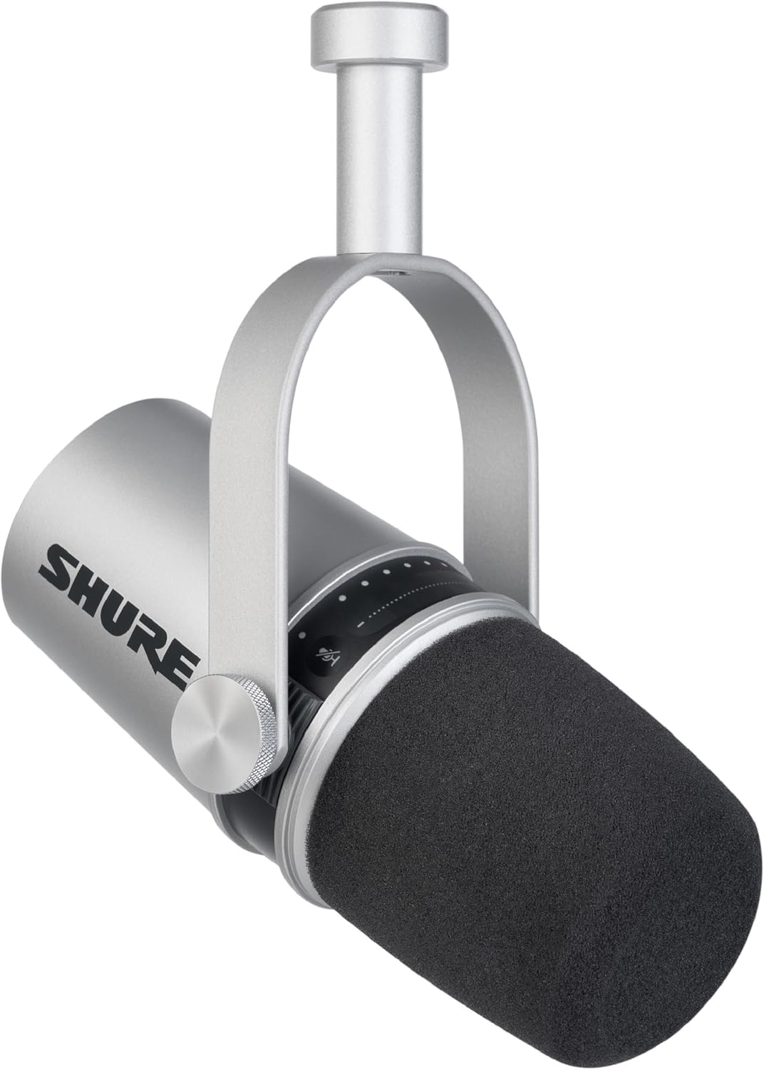 Shure MV7i Slimme Podcast Microfoon + Ingebouwde Audio Interface