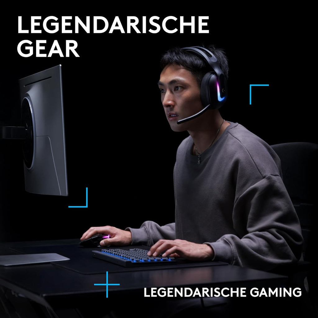 Logitech G G515 LIGHTSPEED TKL Laag profiel draadloos gamingtoetsenbord, LIGHTSYNC RGB, Thin Tenkeyless-ontwerp, PBT toetskappen, tactiele mechanische schakelaars, US International QWERTY - Zwart