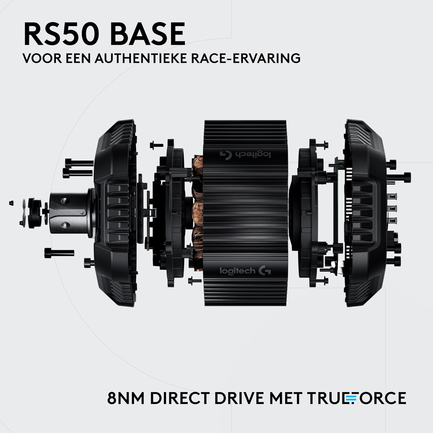 Logitech G G923-racestuur en -pedalen, TRUEFORCE tot een force feedback van 1000 Hz, responsief rijden, startregeling voor dubbele koppeling, stuurhoes van echt, voor PS5, PS4, pc, Mac - Zwart