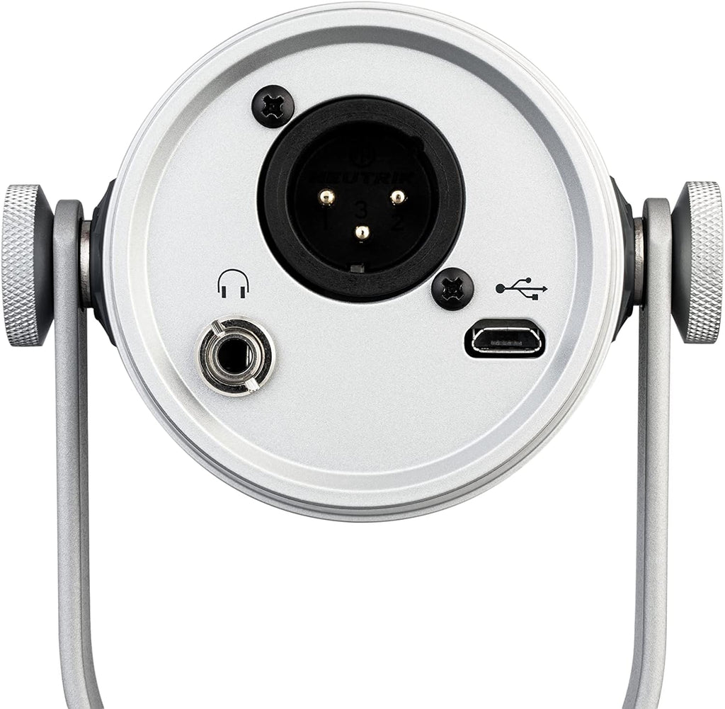 Shure MV7i Slimme Podcast Microfoon + Ingebouwde Audio Interface