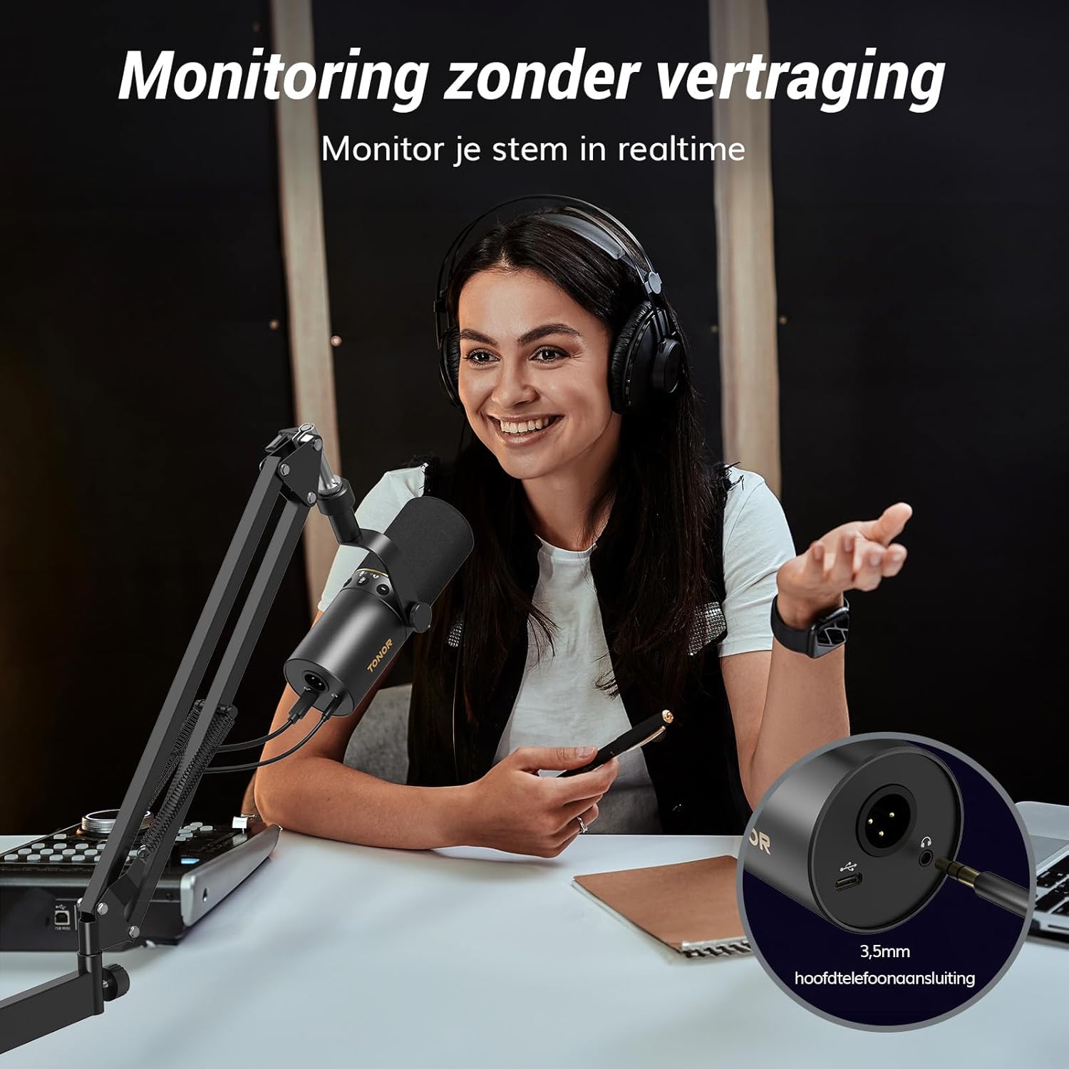 TONOR USB/XLR Microfoon,