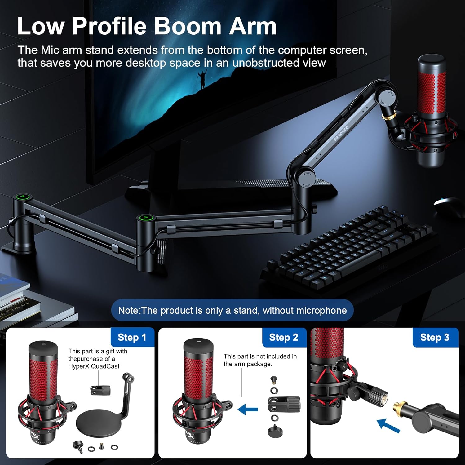 Microfoonarm,Aokeo AK-58i Desk