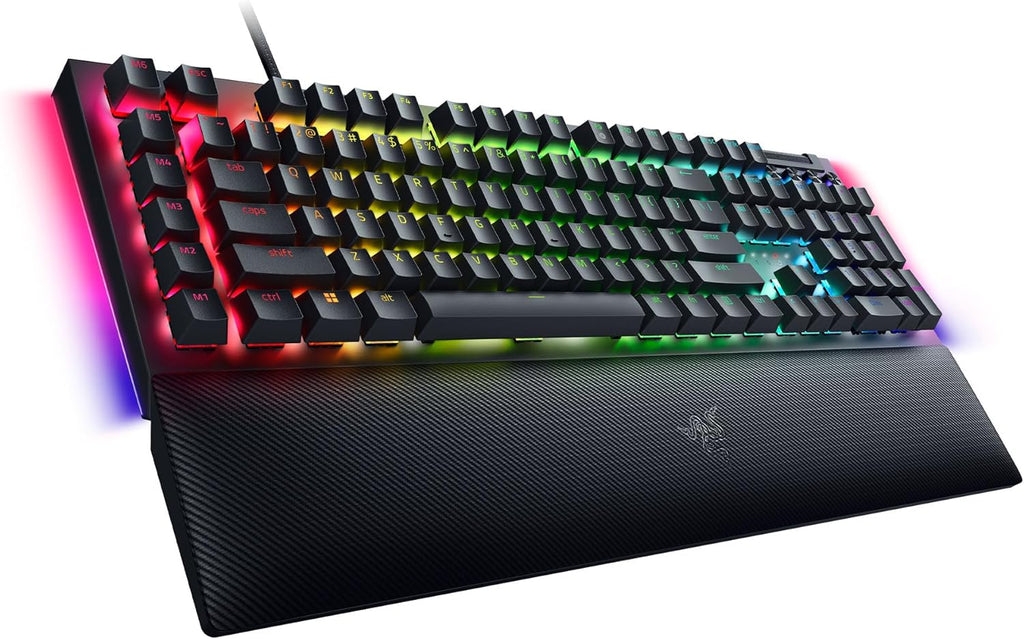 Razer BlackWidow V4 - Mechanisch gaming toetsenbord met Chroma RGB (Mechanische Razer gele schakelaars, 6 speciale macro toetsen, Doubleshot ABS keycaps) QWERTY US Layout | Zwart