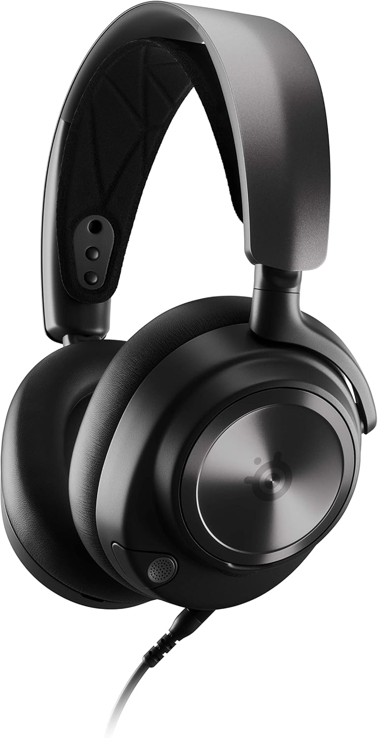 SteelSeries Arctis Nova Pro Wireless gameheadset, aansluiting op meerdere systemen, Neodymiummagneetdrivers, Actieve ruisonderdrukking, Infinity Power System, Xbox Series X|S, Xbox One, Windows 10/11