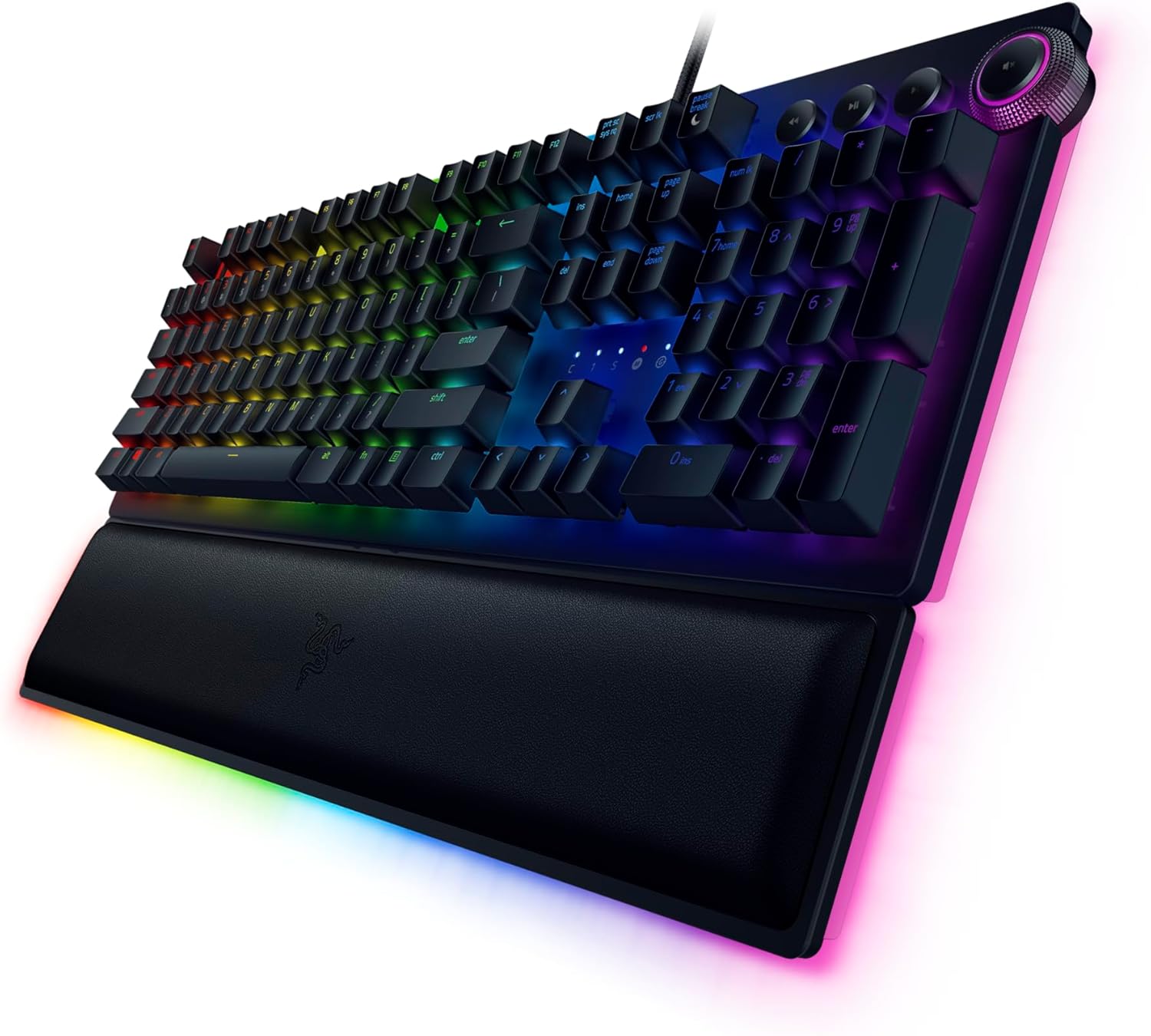 Razer Huntsman Mini (Rode Schakelaar) - Compact 60% gaming toetsenbord (Lineaire Optische Schakelaars, Doubleshot PBT toetskappen, Afneembare USB-C kabel) QWERTY US layout | Zwart