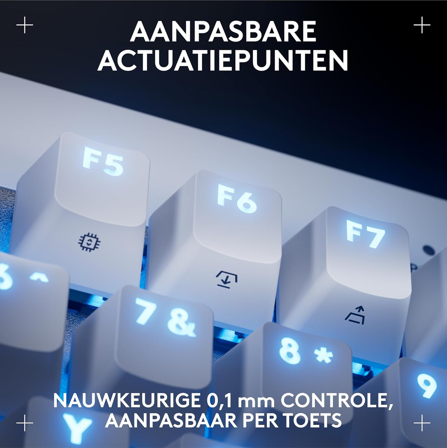 Logitech G PRO Mechanisch gamingtoetsenbord, uiterst draagbaar ontwerp zonder numpad, afneembare micro-USB-kabel, verlichte toetsen met LIGHTSYNC RGB met 16,8M kleuren, QWERTY US INTL, PC/Mac - Zwart
