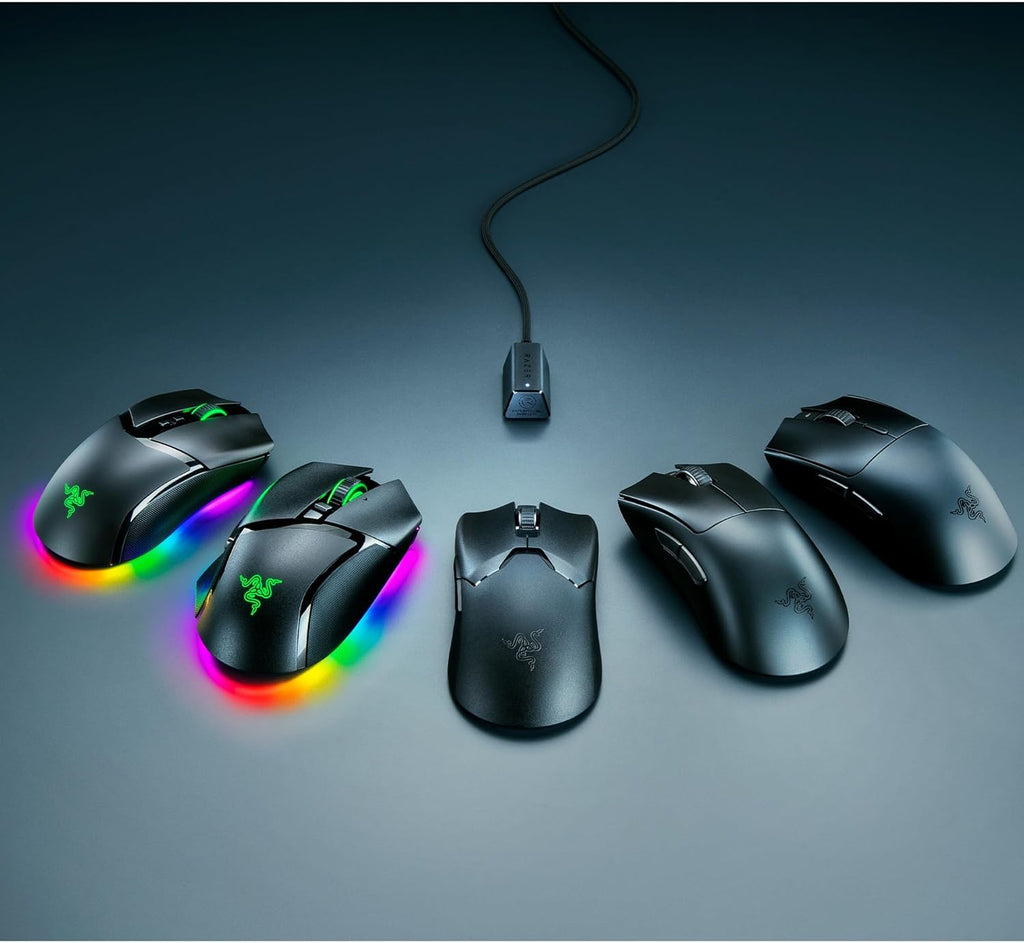 Razer Viper V3 Pro - Ultralichte draadloze Esports Gaming-muis (8K Hz HyperPolling, lichtgewicht van 54 gram, Focus Pro Sensor 35K DPI, draadloze HyperSpeed, batterijlevensduur van 95 uur) Zwart