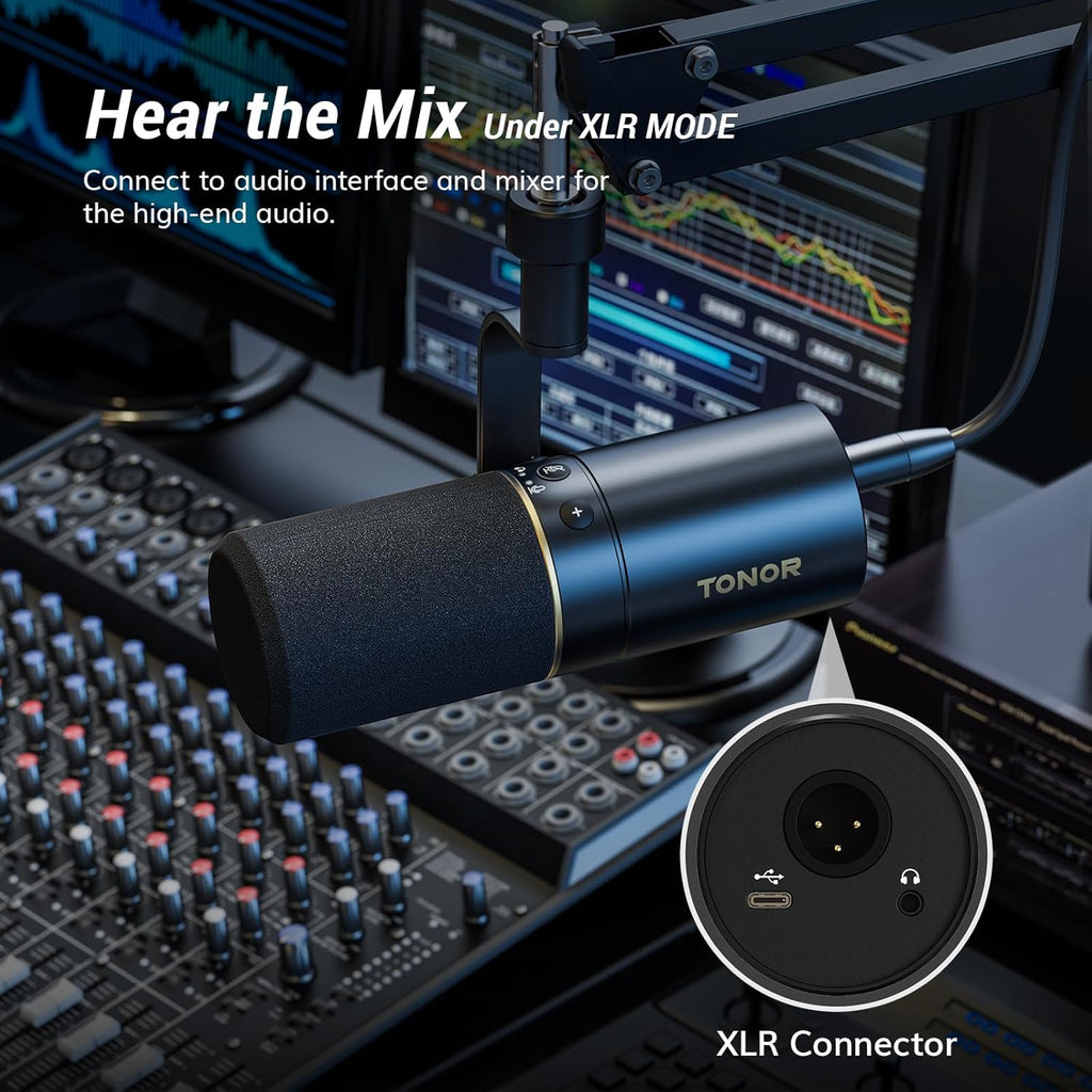 TONOR USB/XLR Microfoon,