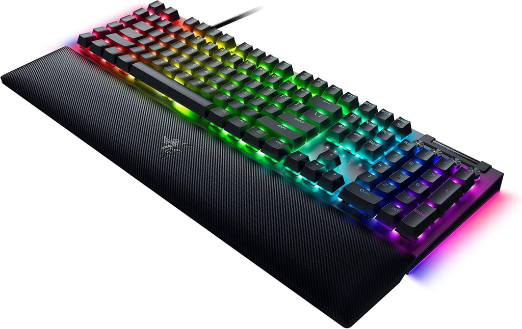 Razer BlackWidow V4 - Mechanisch gaming toetsenbord met Chroma RGB (Mechanische Razer gele schakelaars, 6 speciale macro toetsen, Doubleshot ABS keycaps) QWERTY US Layout | Zwart
