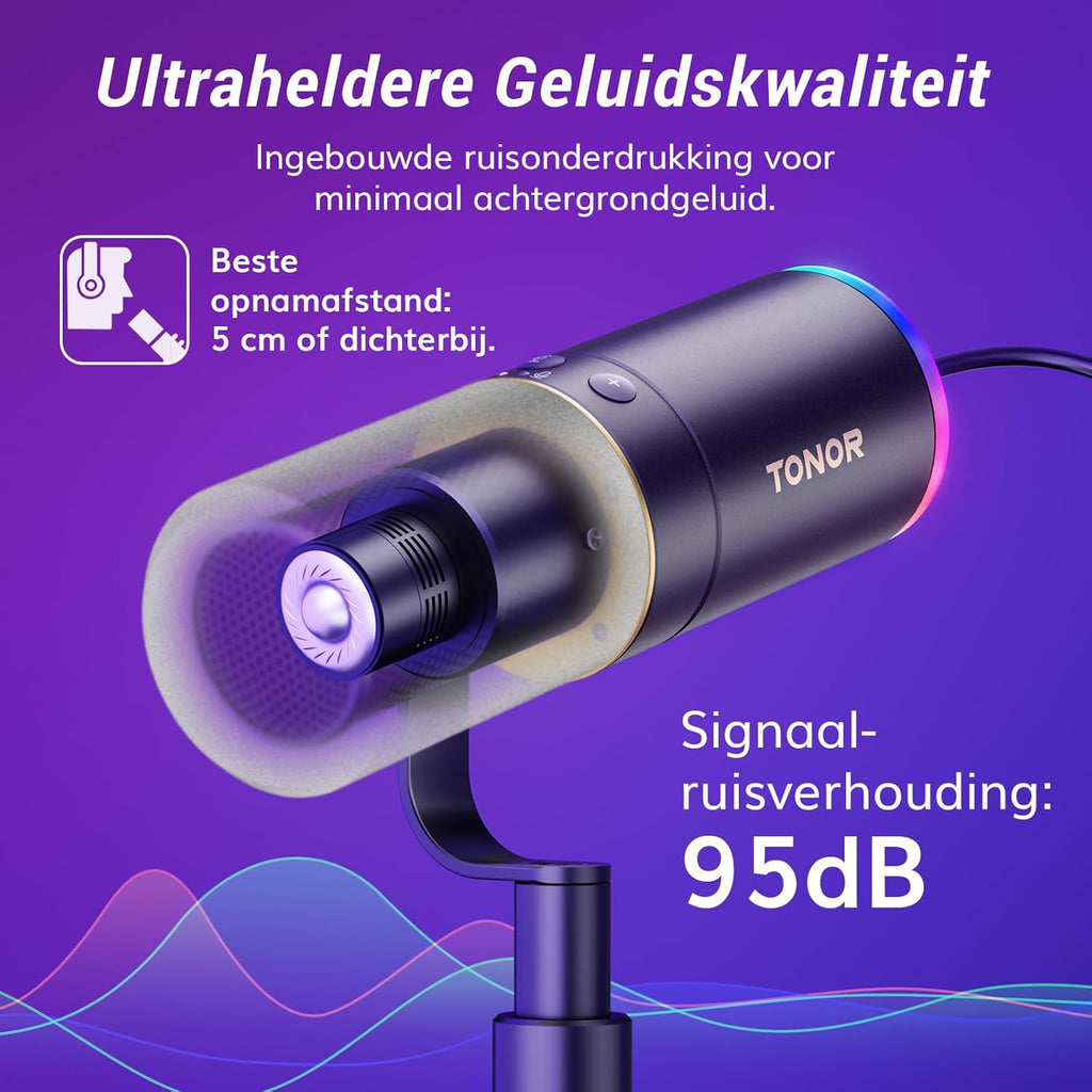 TONOR USB/XLR Microfoon,