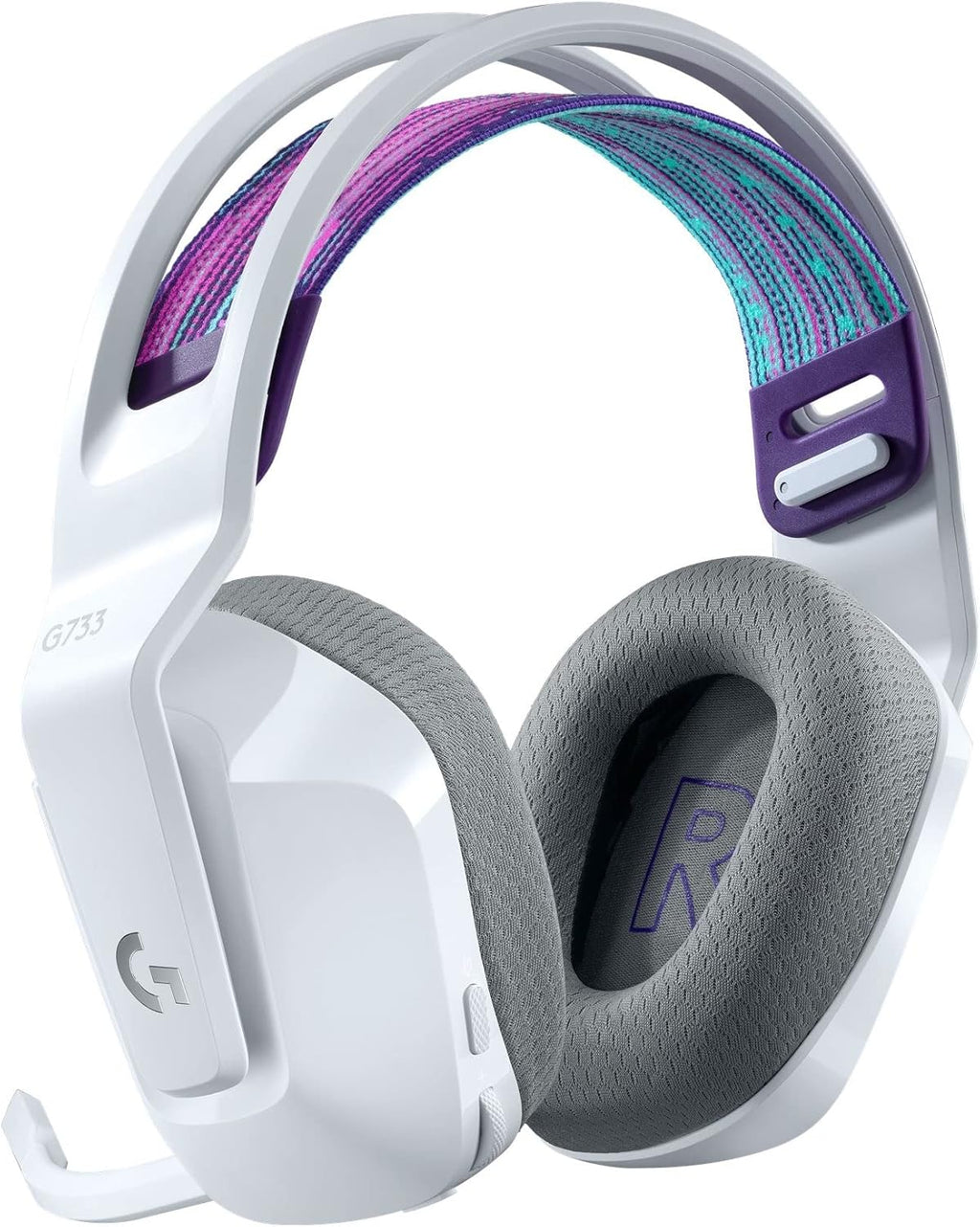 Logitech G522 LIGHTSPEED draadloze gaming headset, LIGHTSYNC RGB, microfoon en geavanceerde gesynchroniseerde audio, drievoudige connectiviteit - LIGHTSPEED, Bluetooth, USB-A naar USB-C voor pc -Zwart