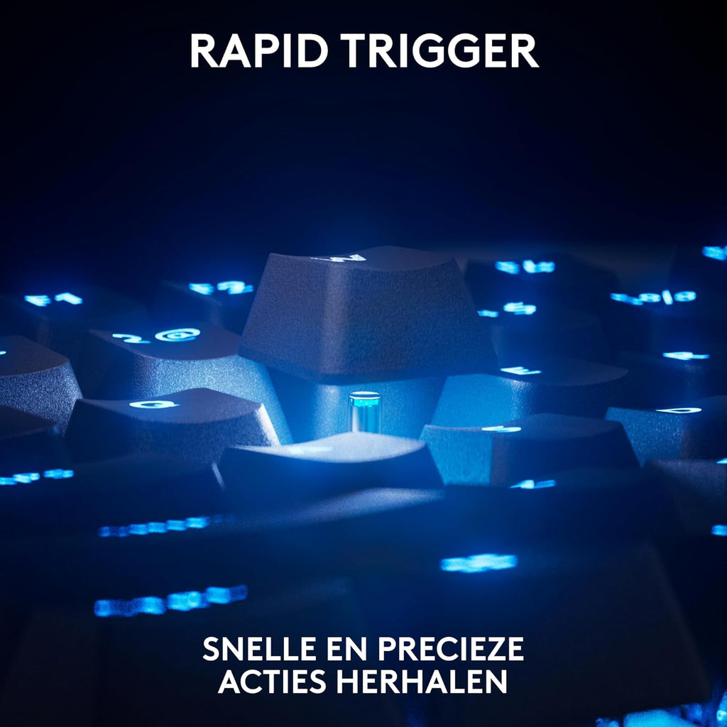 Logitech G PRO Mechanisch gamingtoetsenbord, uiterst draagbaar ontwerp zonder numpad, afneembare micro-USB-kabel, verlichte toetsen met LIGHTSYNC RGB met 16,8M kleuren, QWERTY US INTL, PC/Mac - Zwart