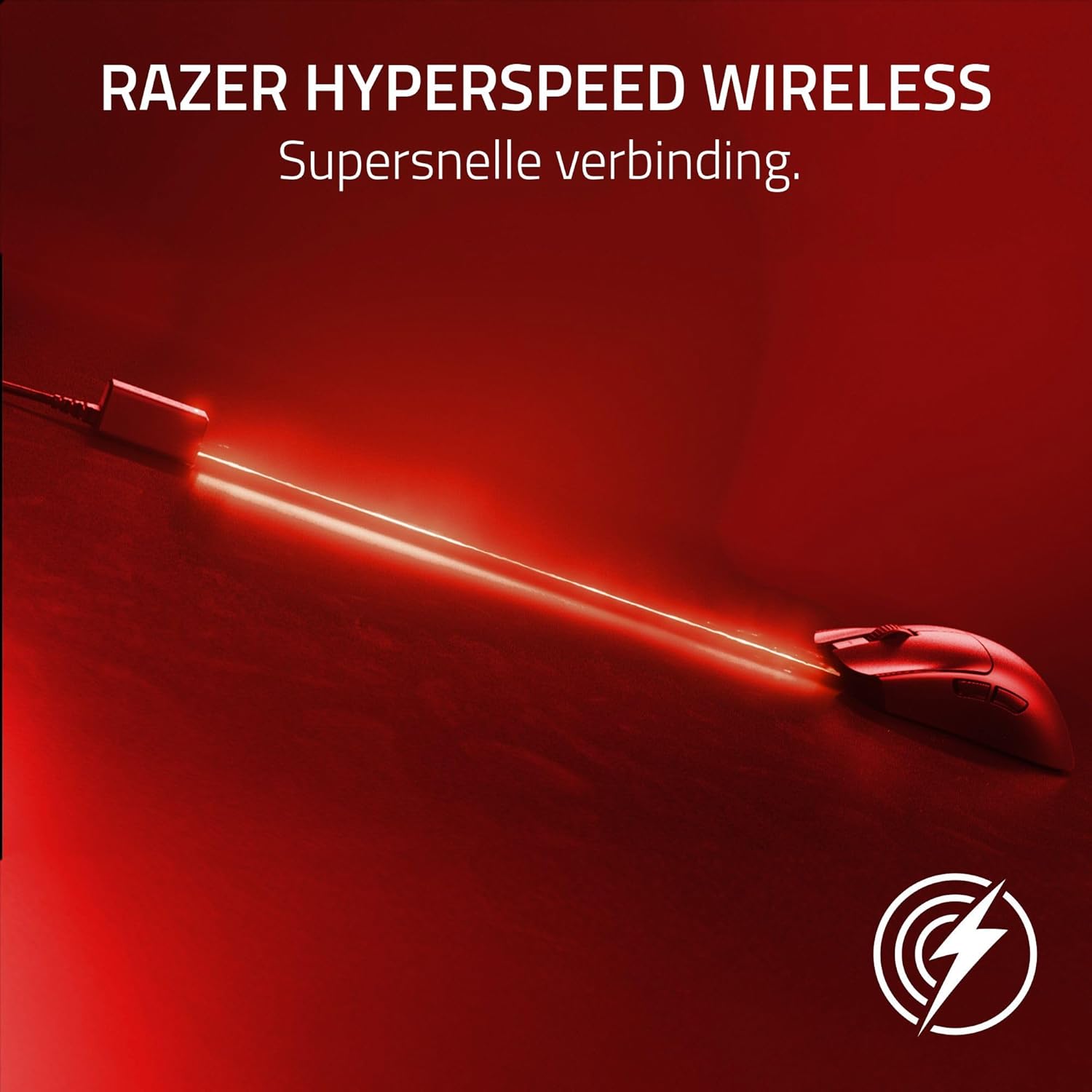 Razer Viper V3 Pro - Ultralichte draadloze Esports Gaming-muis (8K Hz HyperPolling, lichtgewicht van 54 gram, Focus Pro Sensor 35K DPI, draadloze HyperSpeed, batterijlevensduur van 95 uur) Zwart