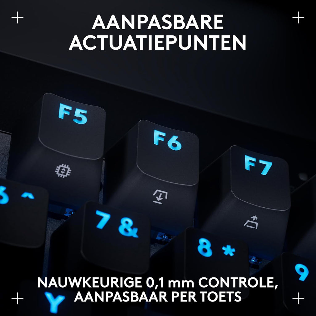 Logitech G PRO Mechanisch gamingtoetsenbord, uiterst draagbaar ontwerp zonder numpad, afneembare micro-USB-kabel, verlichte toetsen met LIGHTSYNC RGB met 16,8M kleuren, QWERTY US INTL, PC/Mac - Zwart