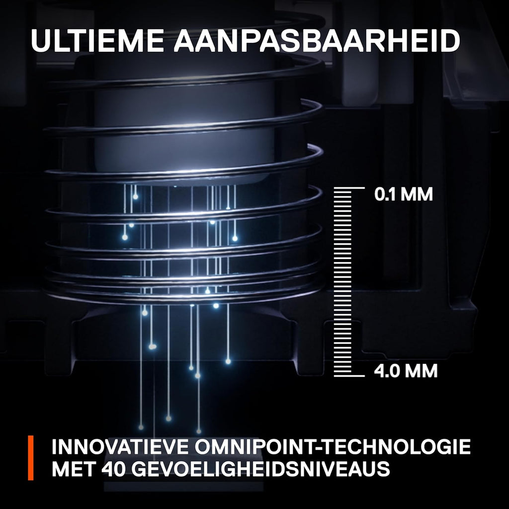 SteelSeries Apex Pro Mini Gen 3 OmniPoint 3.0 HyperMagnetic-schakelaars - Verstelbare activering - Rapid Trigger - Presets voor games - Protection Mode - Rapid Tap/SOCD - RGB - PBT-keycaps - UK QWERTY