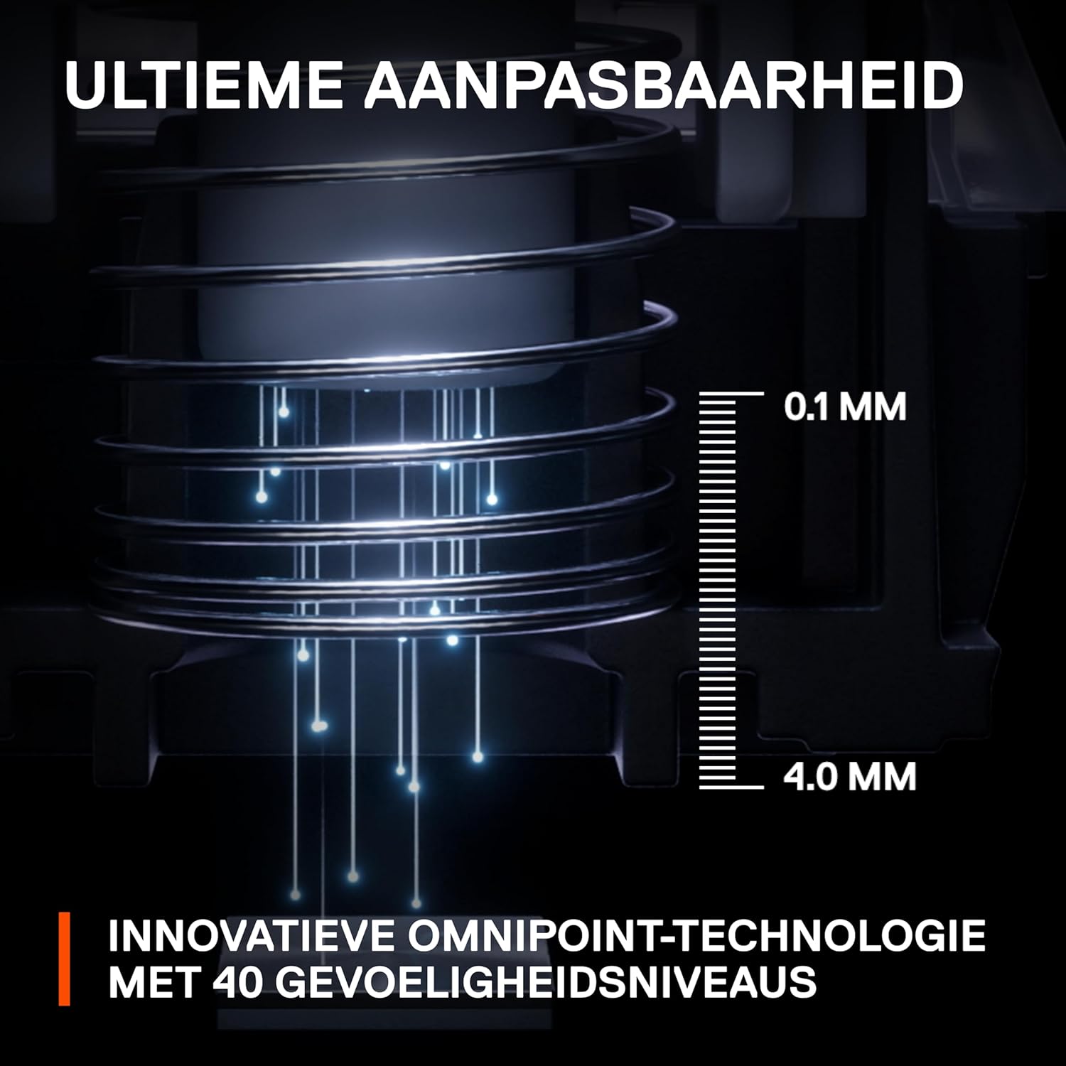 SteelSeries Apex Pro Mini Gen 3 OmniPoint 3.0 HyperMagnetic-schakelaars - Verstelbare activering - Rapid Trigger - Presets voor games - Protection Mode - Rapid Tap/SOCD - RGB - PBT-keycaps - UK QWERTY