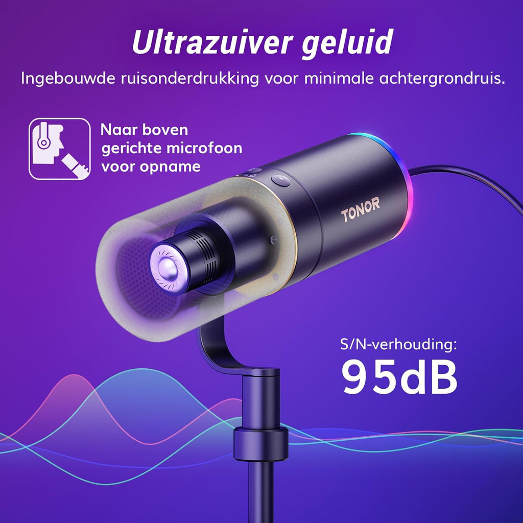 TONOR USB/XLR Microfoon,