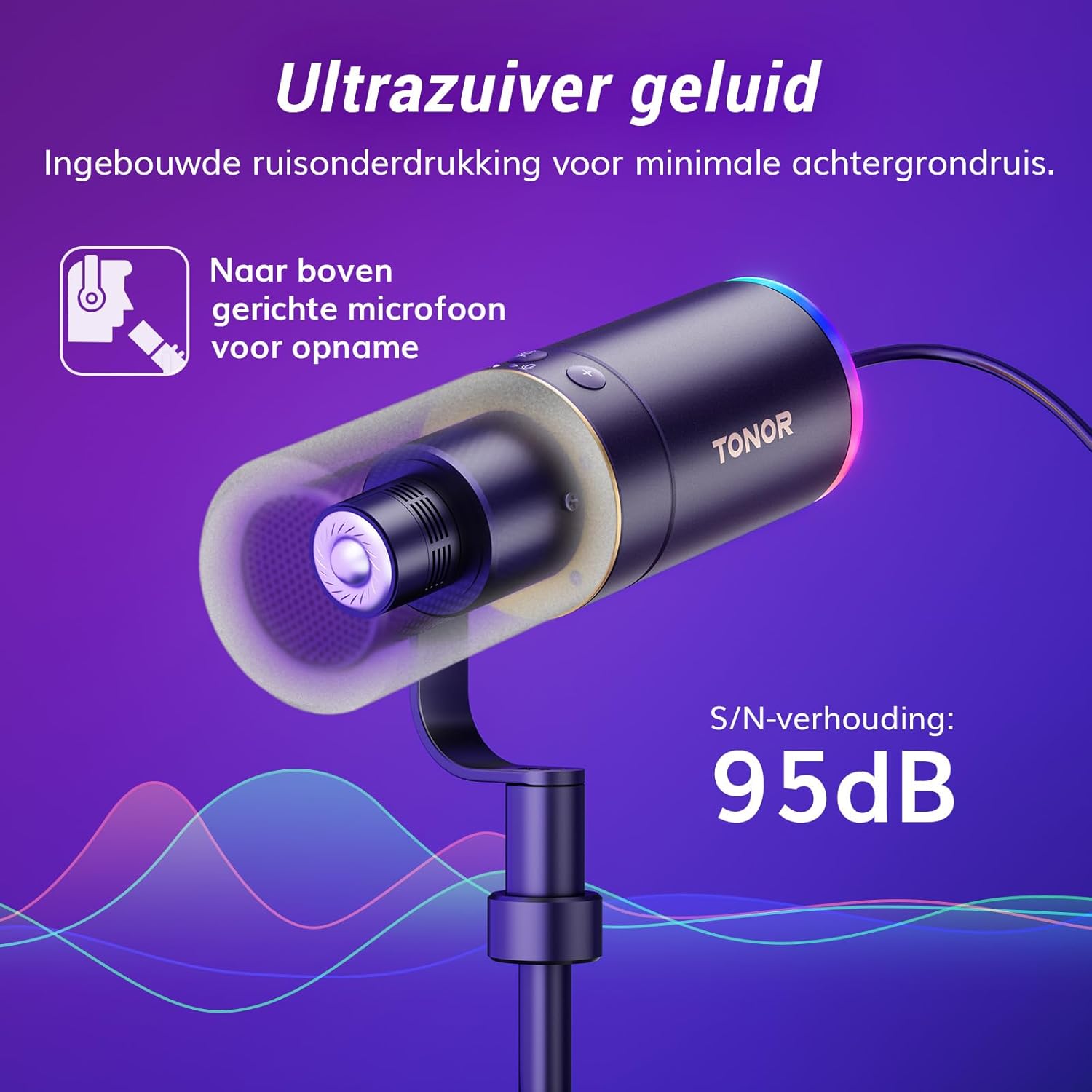TONOR USB/XLR Microfoon,