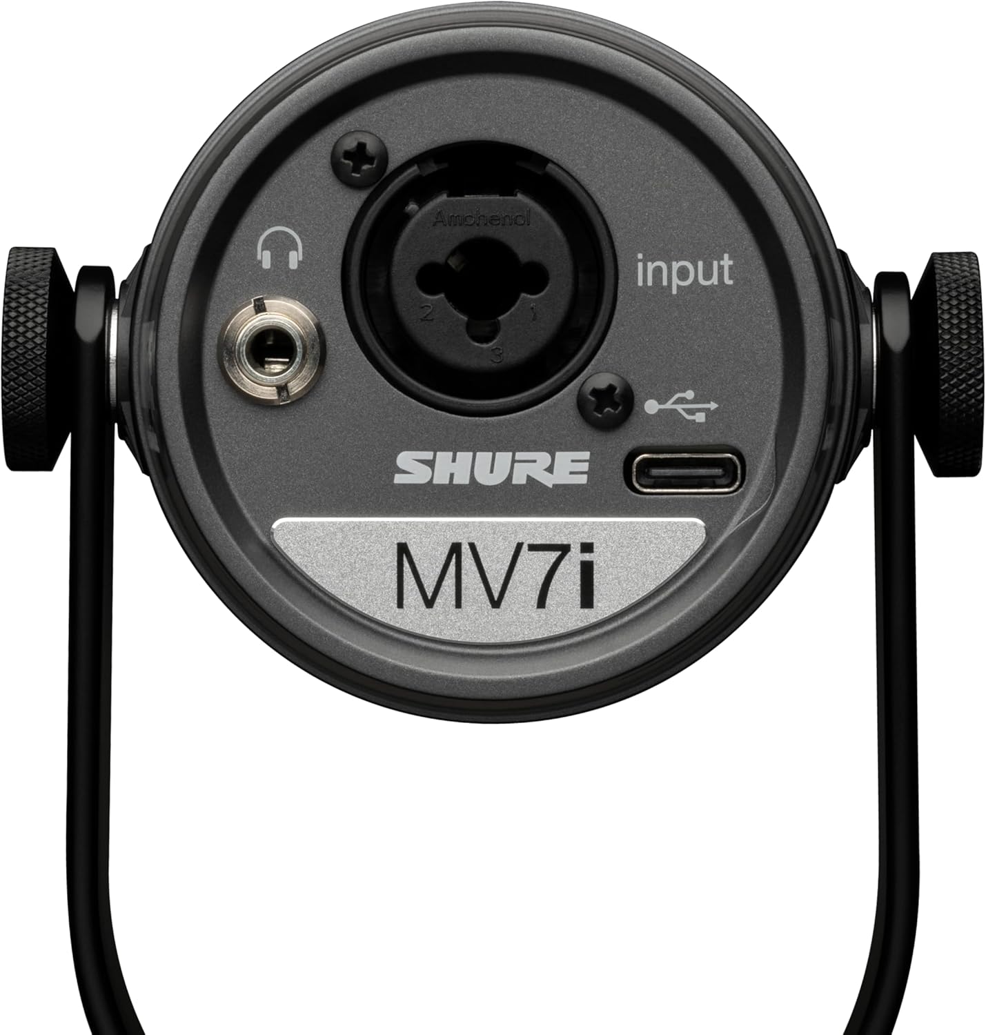 Shure MV7i Slimme Podcast Microfoon + Ingebouwde Audio Interface