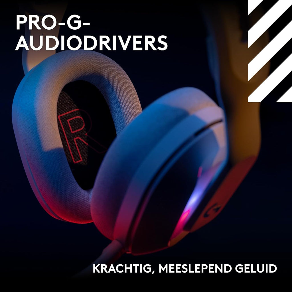 Logitech G Astro A50 X LIGHTSPEED trådlöst spelheadset + batteriladdare, PRO-G GRAPHENE, PLAYSYNC för Xbox Series X|S + PS5 + PC/Mac, Nintendo Switch 2, Bluetooth, HDMI 2.1 Passthru - Vit