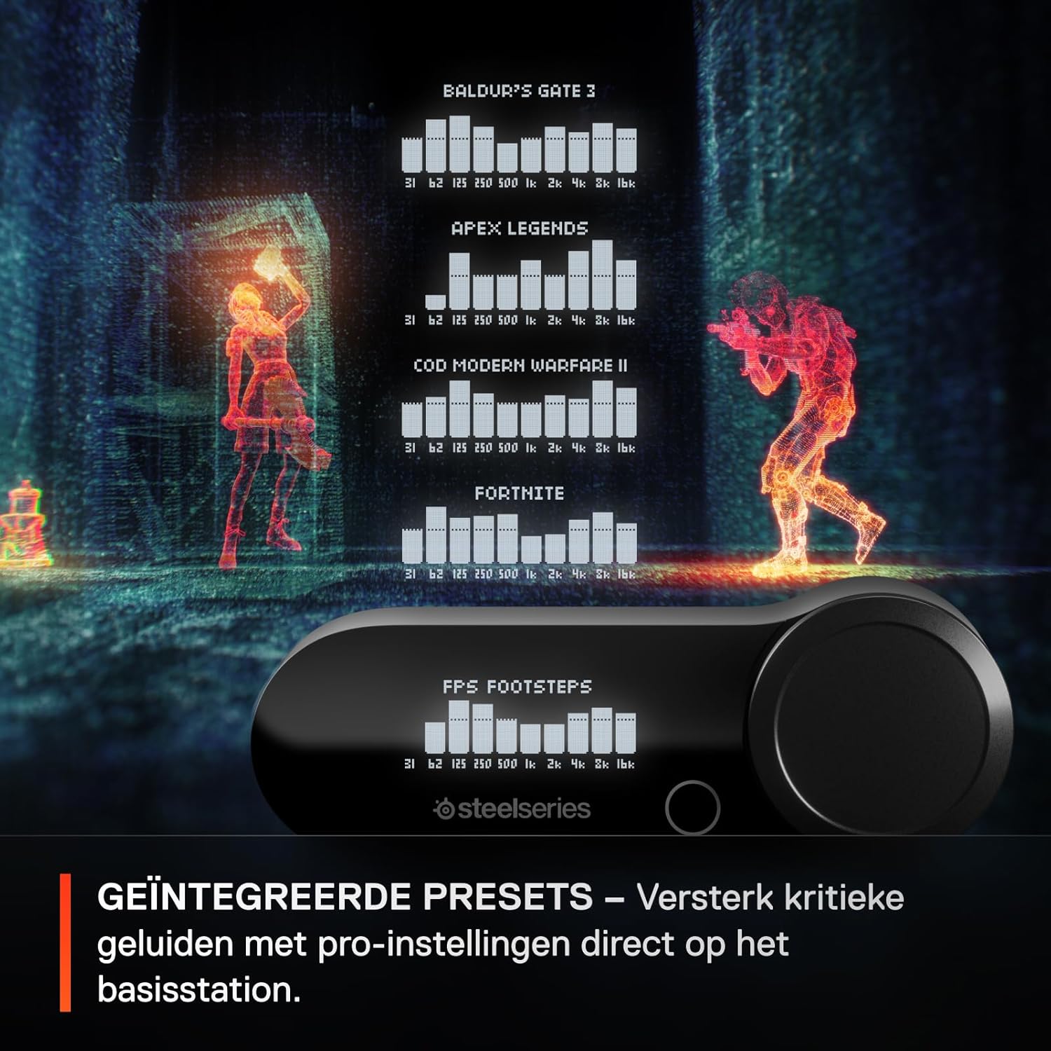 SteelSeries Arctis Nova Pro Wireless gameheadset, aansluiting op meerdere systemen, Neodymiummagneetdrivers, Actieve ruisonderdrukking, Infinity Power System, Xbox Series X|S, Xbox One, Windows 10/11