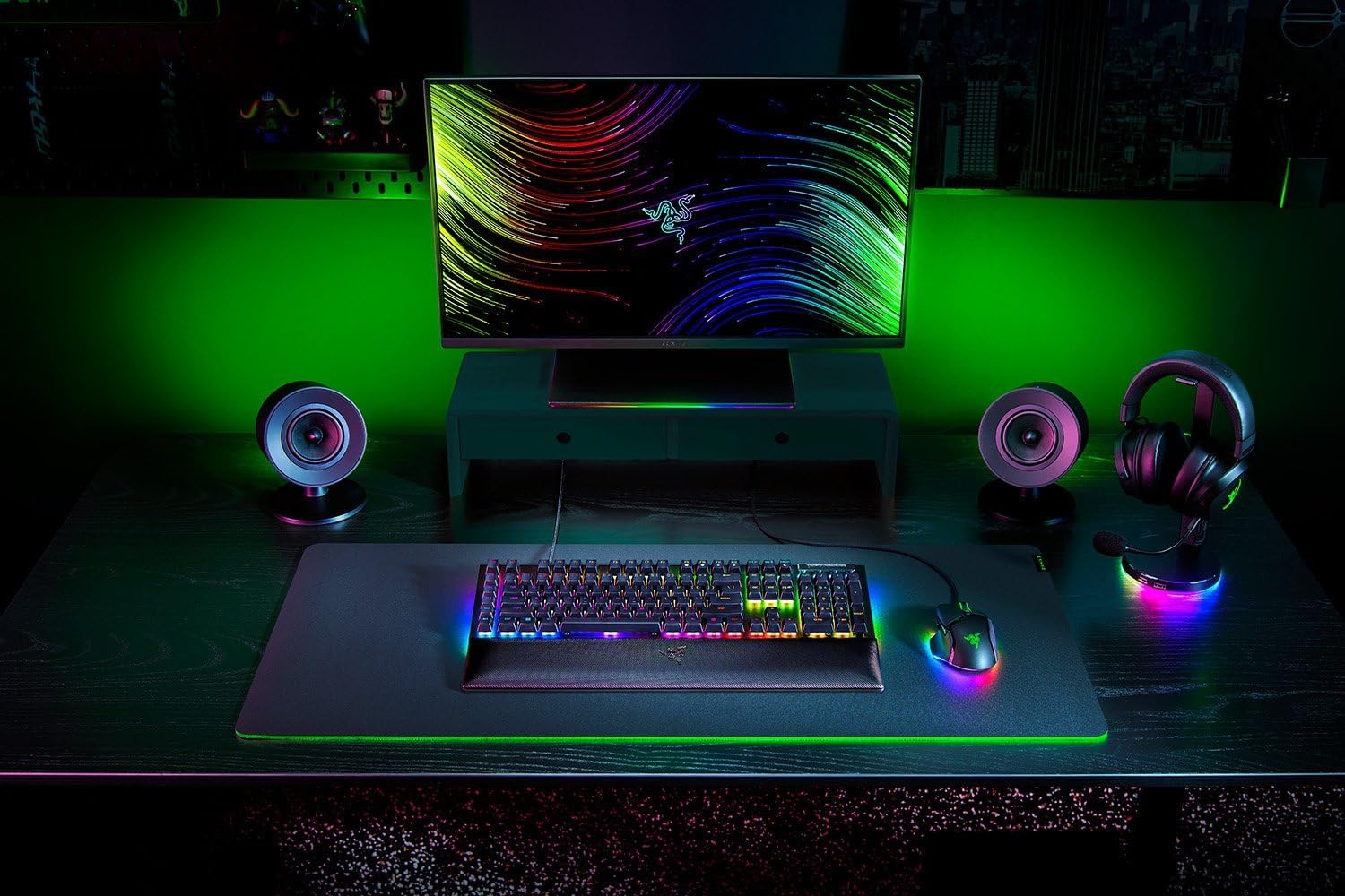 Razer BlackWidow V4 - Mechanisch gaming toetsenbord met Chroma RGB (Mechanische Razer gele schakelaars, 6 speciale macro toetsen, Doubleshot ABS keycaps) QWERTY US Layout | Zwart