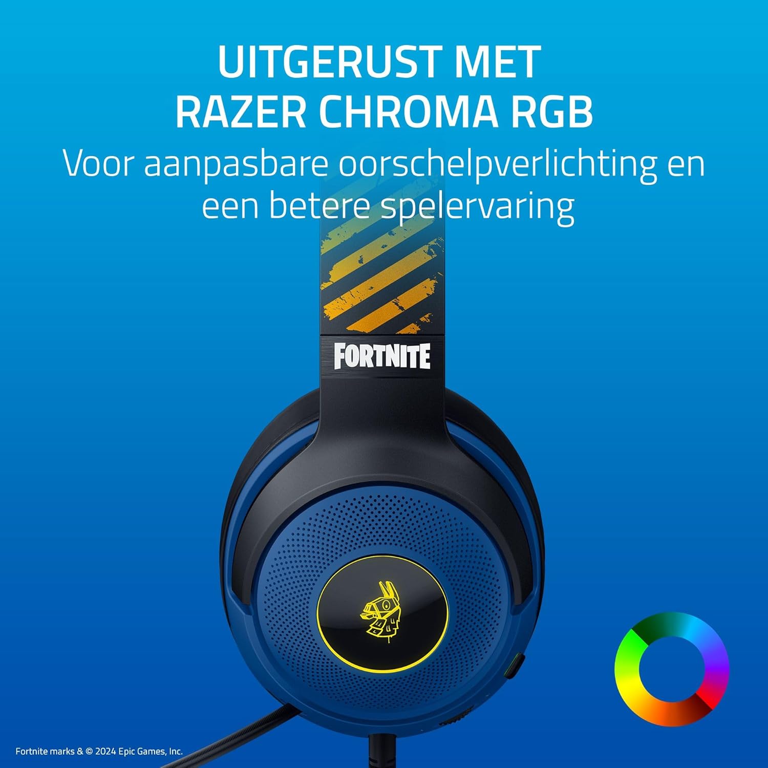 Razer Kraken V4 - Draadloze Gaming Headset (3 Modes Connectiviteit, TriForce 40mm Drivers, 9-Zone RGB Earcup Verlichting, Mix & Volume aanpassingen, THX Spatial Audio) Zwart