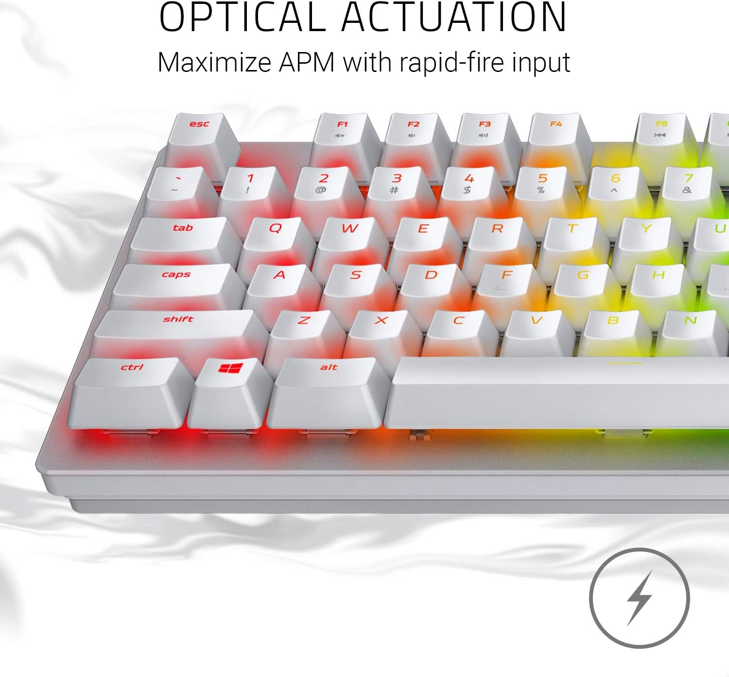 Razer Huntsman Mini (Rode Schakelaar) - Compact 60% gaming toetsenbord (Lineaire Optische Schakelaars, Doubleshot PBT toetskappen, Afneembare USB-C kabel) QWERTY US layout | Zwart