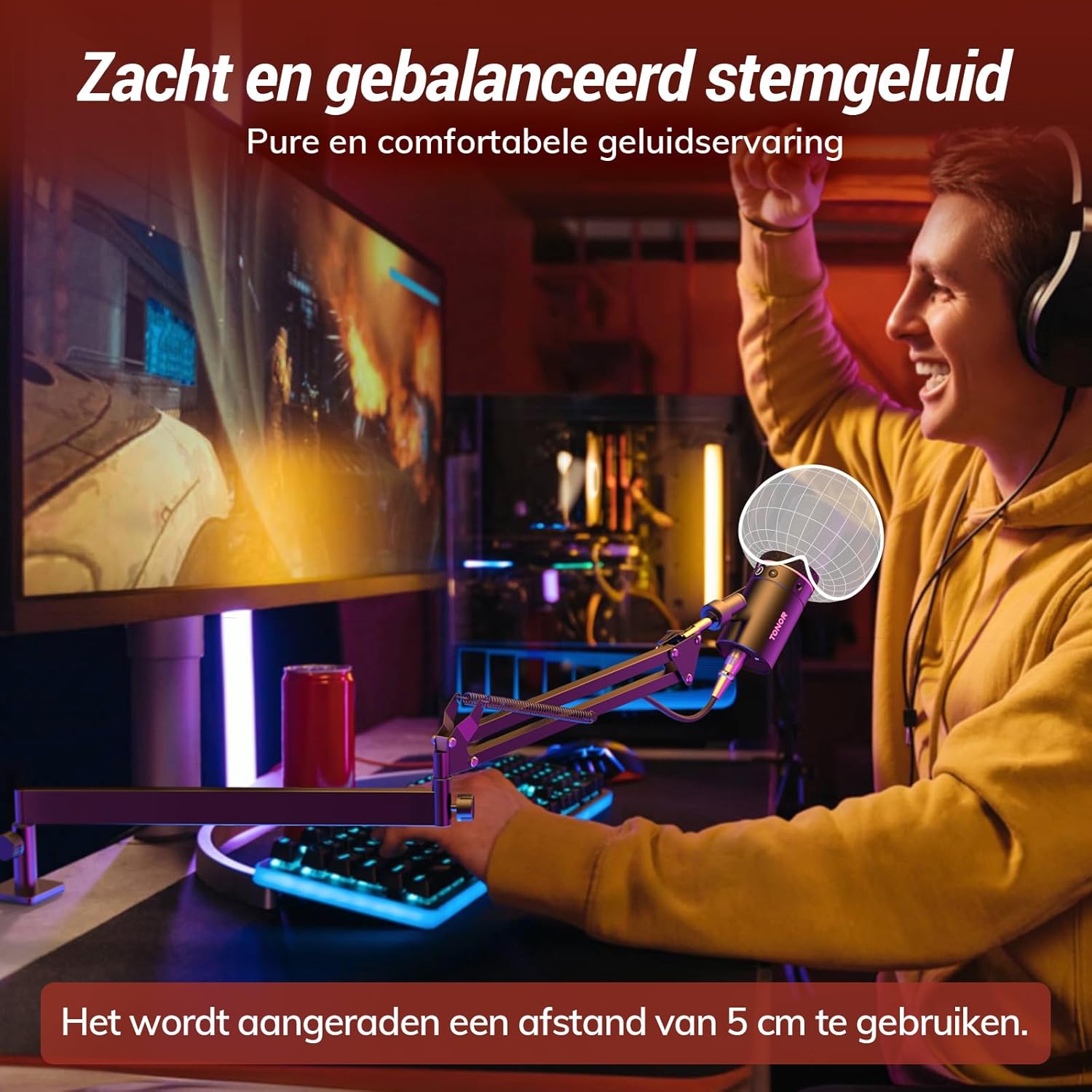 TONOR USB/XLR Microfoon,