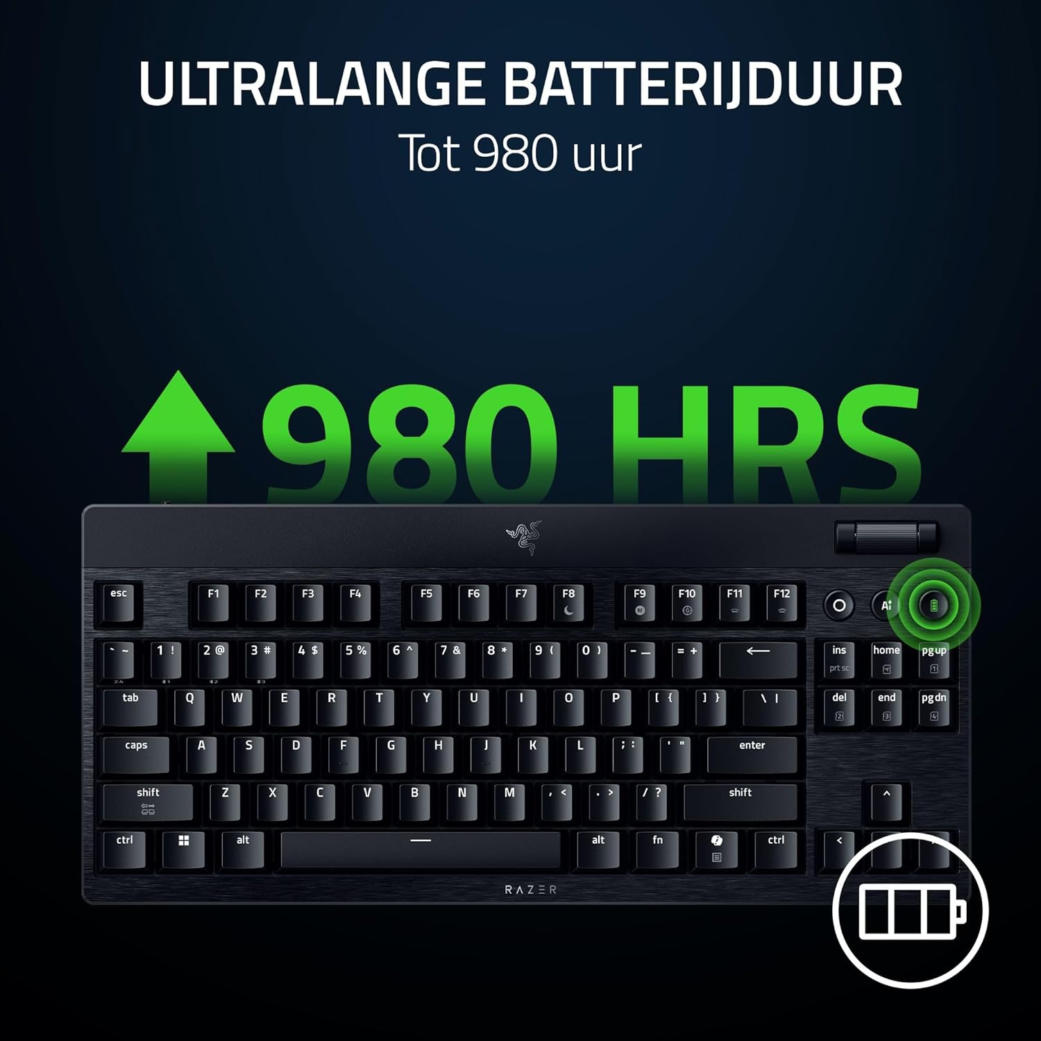 Razer BlackWidow V4 - Mechanisch gaming toetsenbord met Chroma RGB (Mechanische Razer gele schakelaars, 6 speciale macro toetsen, Doubleshot ABS keycaps) QWERTY US Layout | Zwart