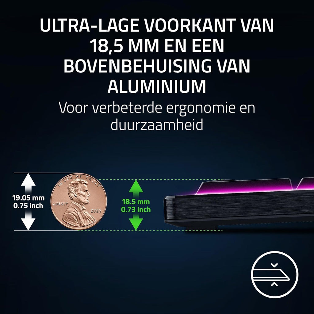 Razer BlackWidow V4 - Mechanisch gaming toetsenbord met Chroma RGB (Mechanische Razer gele schakelaars, 6 speciale macro toetsen, Doubleshot ABS keycaps) QWERTY US Layout | Zwart