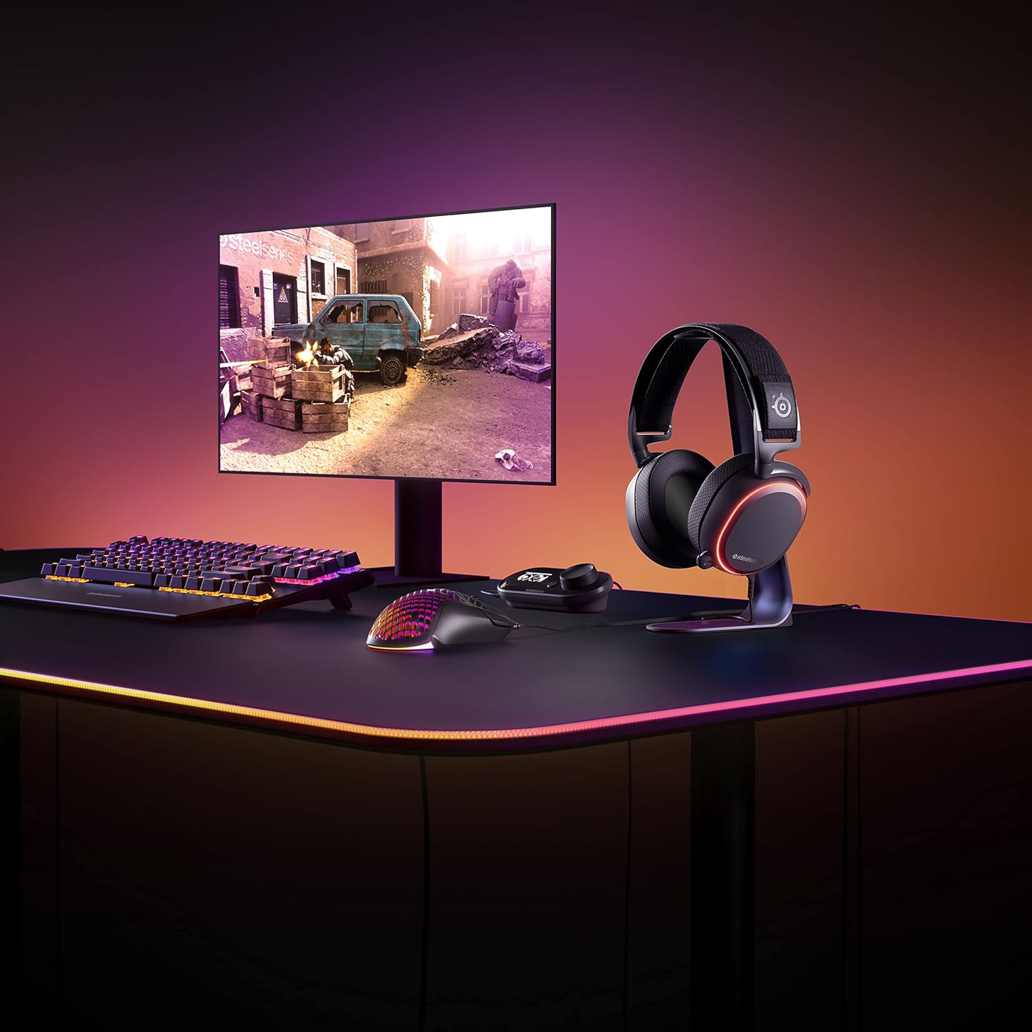 SteelSeries Aerox 3 - Geperforeerde RGB-gamingmuis - Ultralicht waterbestendig ontwerp - 8,500 DPI TrueMove Core optische sensor - Snow
