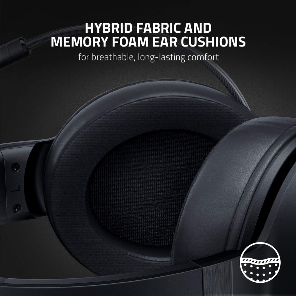 Razer Kraken V4 - Draadloze Gaming Headset (3 Modes Connectiviteit, TriForce 40mm Drivers, 9-Zone RGB Earcup Verlichting, Mix & Volume aanpassingen, THX Spatial Audio) Zwart