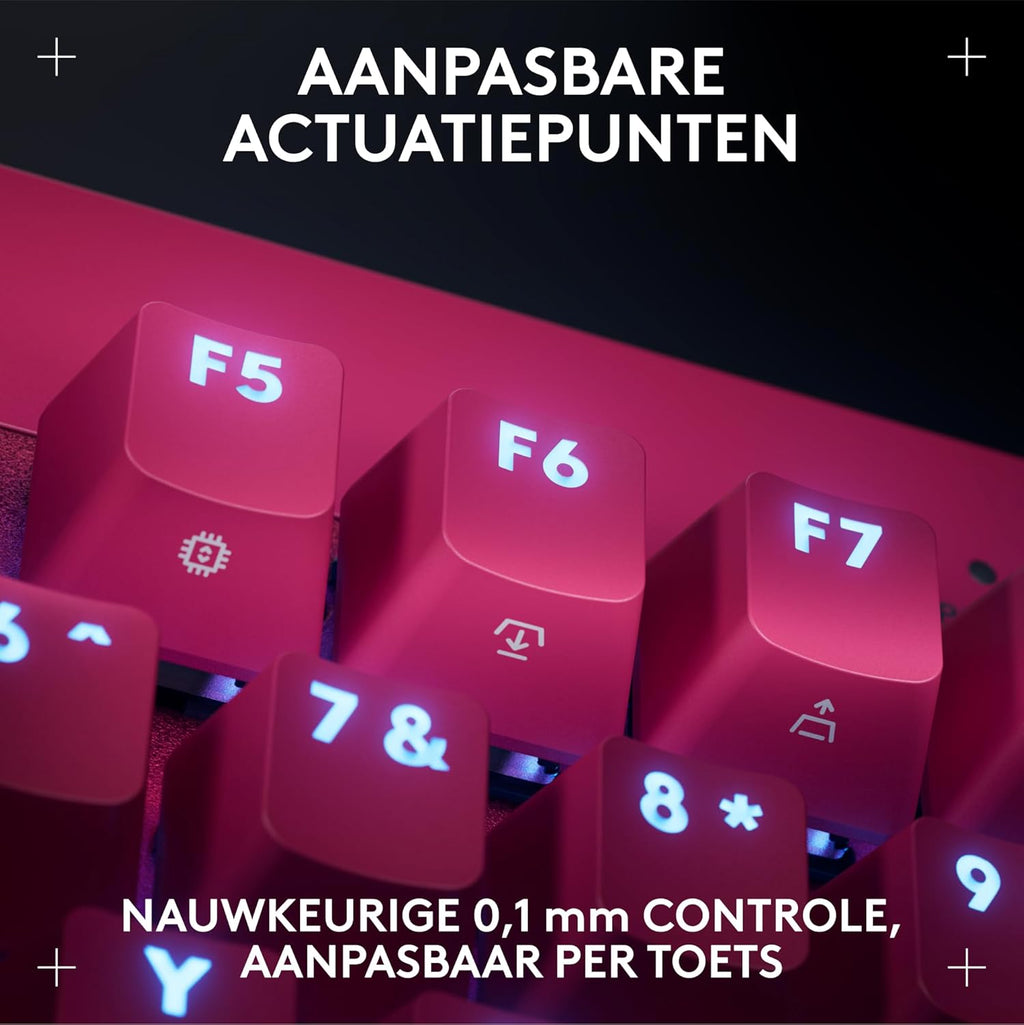 Logitech G PRO Mechanisch gamingtoetsenbord, uiterst draagbaar ontwerp zonder numpad, afneembare micro-USB-kabel, verlichte toetsen met LIGHTSYNC RGB met 16,8M kleuren, QWERTY US INTL, PC/Mac - Zwart