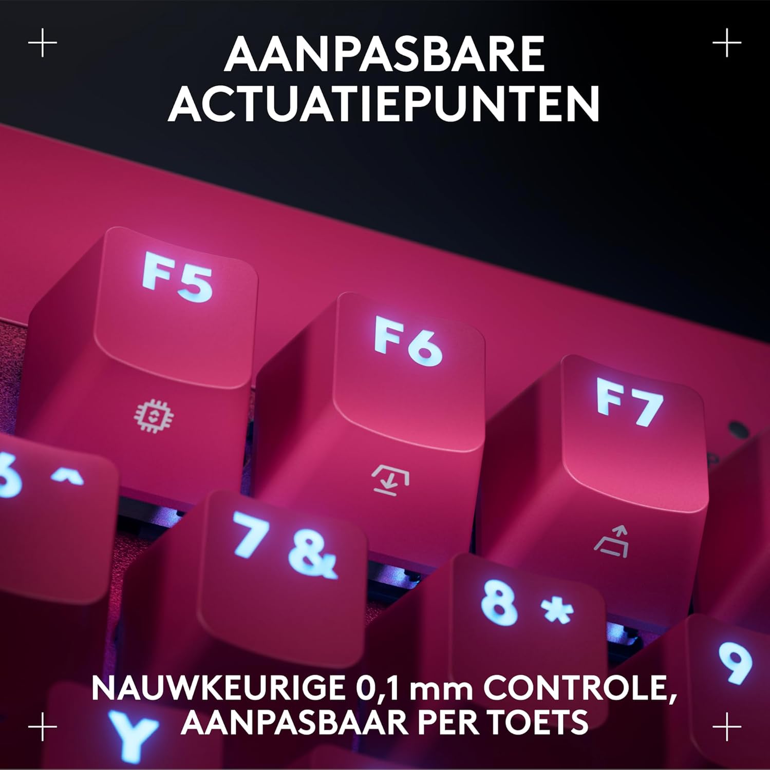 Logitech G PRO Mechanisch gamingtoetsenbord, uiterst draagbaar ontwerp zonder numpad, afneembare micro-USB-kabel, verlichte toetsen met LIGHTSYNC RGB met 16,8M kleuren, QWERTY US INTL, PC/Mac - Zwart