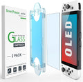amFilm OneTouch Glass Screen Protector Ontworpen voor Nintendo Switch 2 Model 2025 - Met Auto Alignment Kit, Bubble Free [2-Pack]