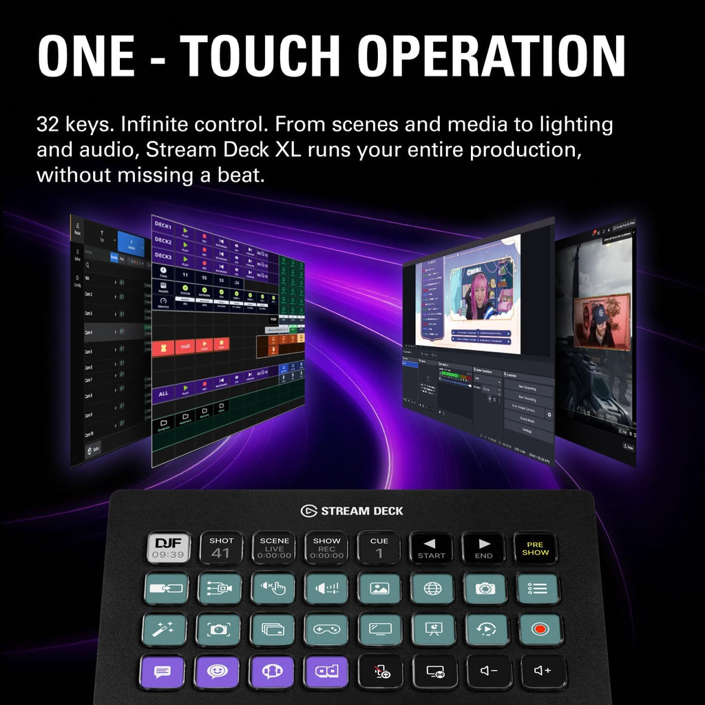 Elgato Stream Deck MK.2 – Studiocontroller, 15 macrotoetsen, start acties in apps en software zoals OBS, Twitch, YouTube en meer, werkt met Mac en pc