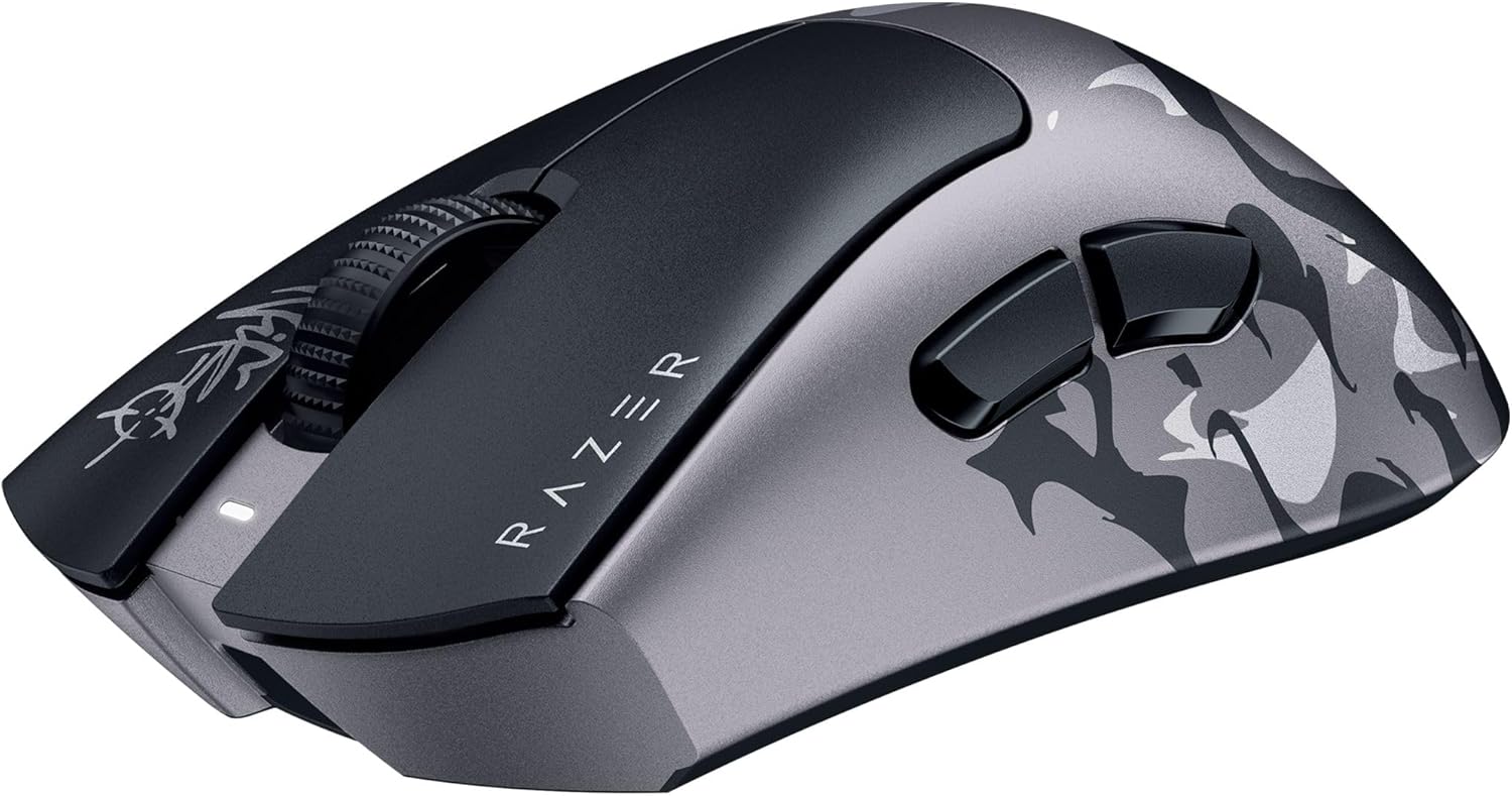 Razer DeathAdder V4 Pro NiKo Edition - Ultralichtgewicht draadloze Ergonomische Esports Muis - 57 g - 2,4 GHz Hyperspeed - Focus Pro 45K Sensor - 8K Hz Polling - Optische Schakelaars - PC/Mac | NiKo
