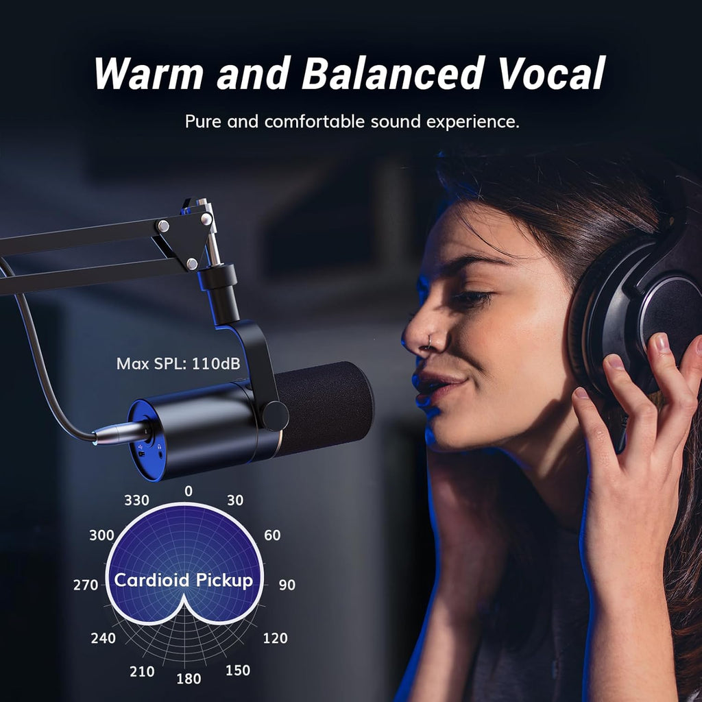 TONOR USB/XLR Microfoon,