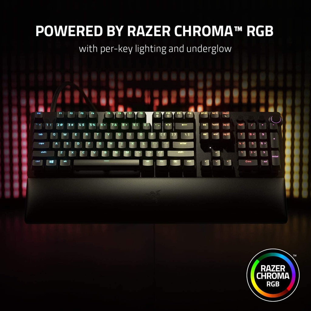 Razer Huntsman Mini (Rode Schakelaar) - Compact 60% gaming toetsenbord (Lineaire Optische Schakelaars, Doubleshot PBT toetskappen, Afneembare USB-C kabel) QWERTY US layout | Zwart