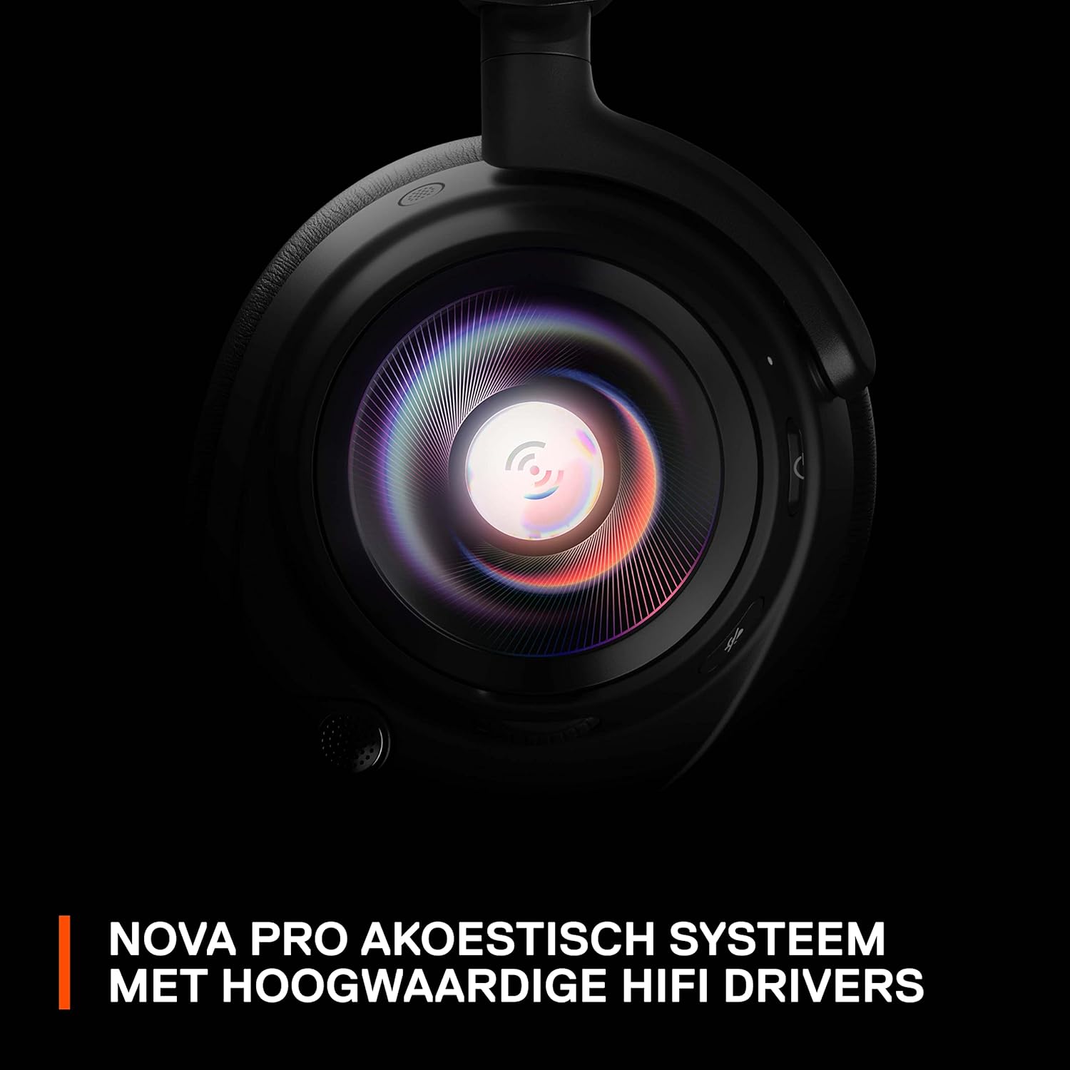 SteelSeries Arctis Nova Pro Wireless gameheadset, aansluiting op meerdere systemen, Neodymiummagneetdrivers, Actieve ruisonderdrukking, Infinity Power System, Xbox Series X|S, Xbox One, Windows 10/11