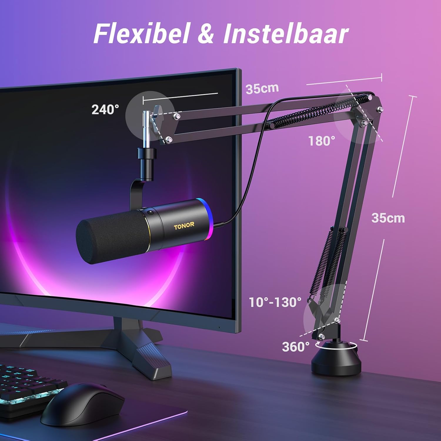 TONOR USB/XLR Microfoon,