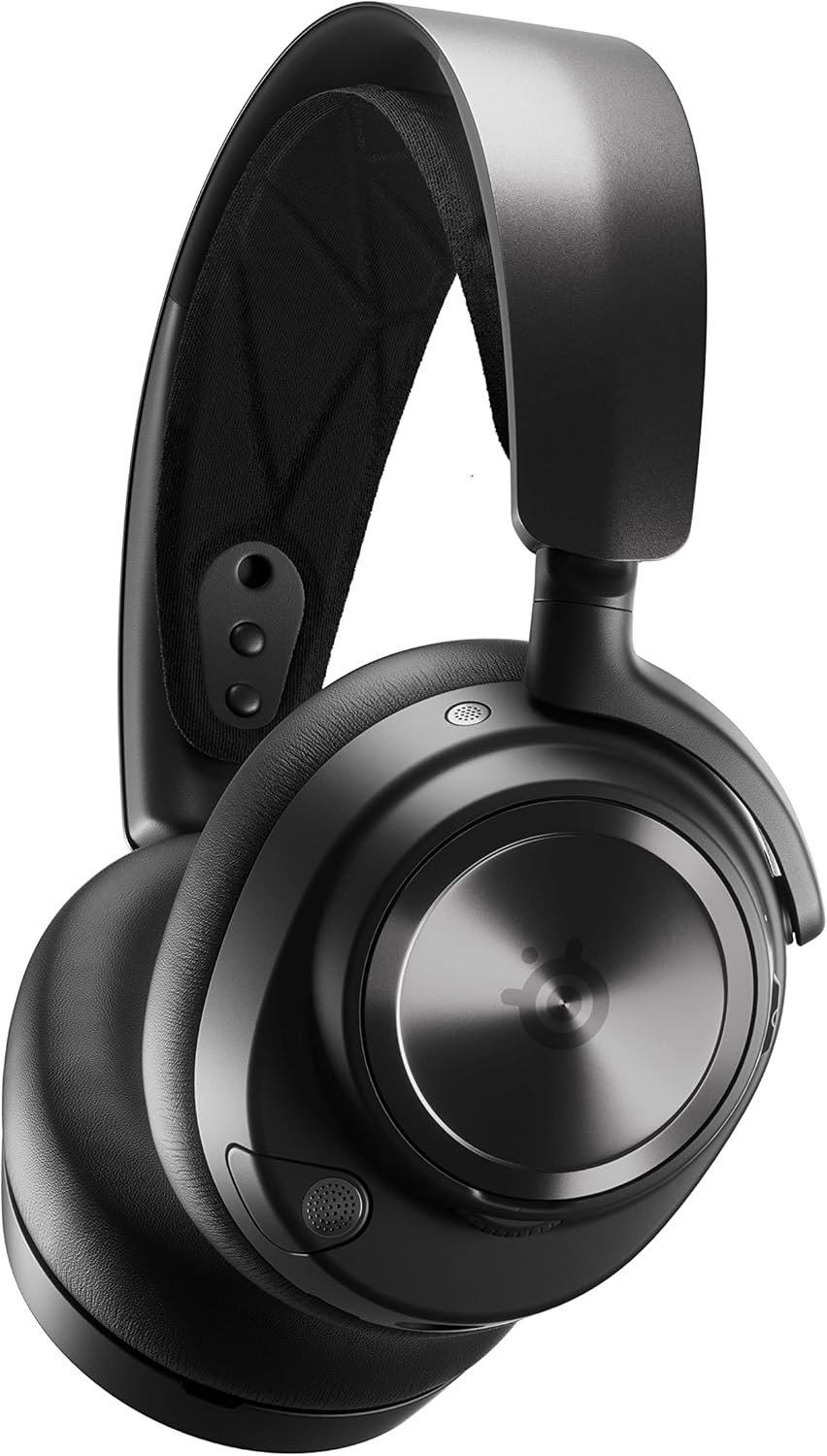 SteelSeries Arctis Nova Pro Wireless gameheadset, aansluiting op meerdere systemen, Neodymiummagneetdrivers, Actieve ruisonderdrukking, Infinity Power System, Xbox Series X|S, Xbox One, Windows 10/11