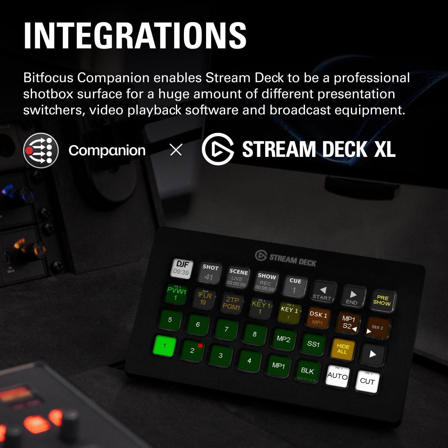 Elgato Stream Deck MK.2 – Studiocontroller, 15 macrotoetsen, start acties in apps en software zoals OBS, Twitch, YouTube en meer, werkt met Mac en pc