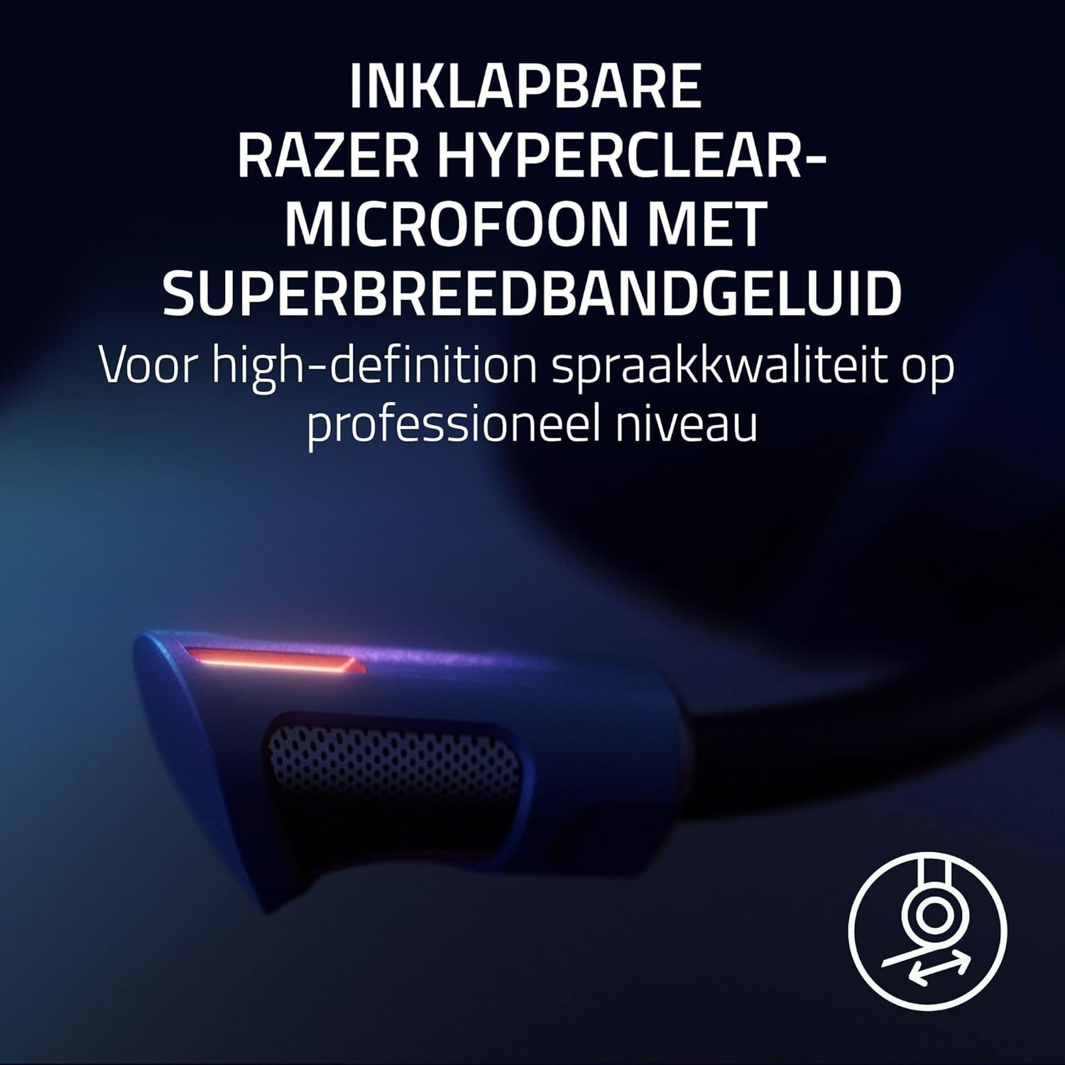 Razer Kraken V4 - Draadloze Gaming Headset (3 Modes Connectiviteit, TriForce 40mm Drivers, 9-Zone RGB Earcup Verlichting, Mix & Volume aanpassingen, THX Spatial Audio) Zwart