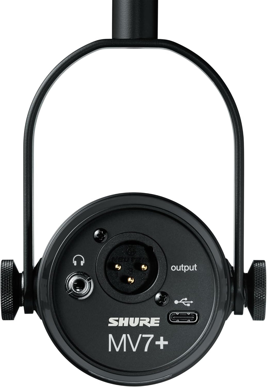 Shure MV7i Slimme Podcast Microfoon + Ingebouwde Audio Interface