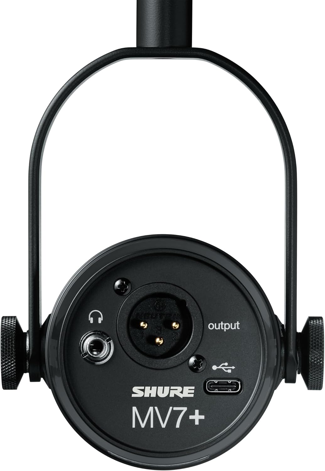 Shure MV7i Slimme Podcast Microfoon + Ingebouwde Audio Interface