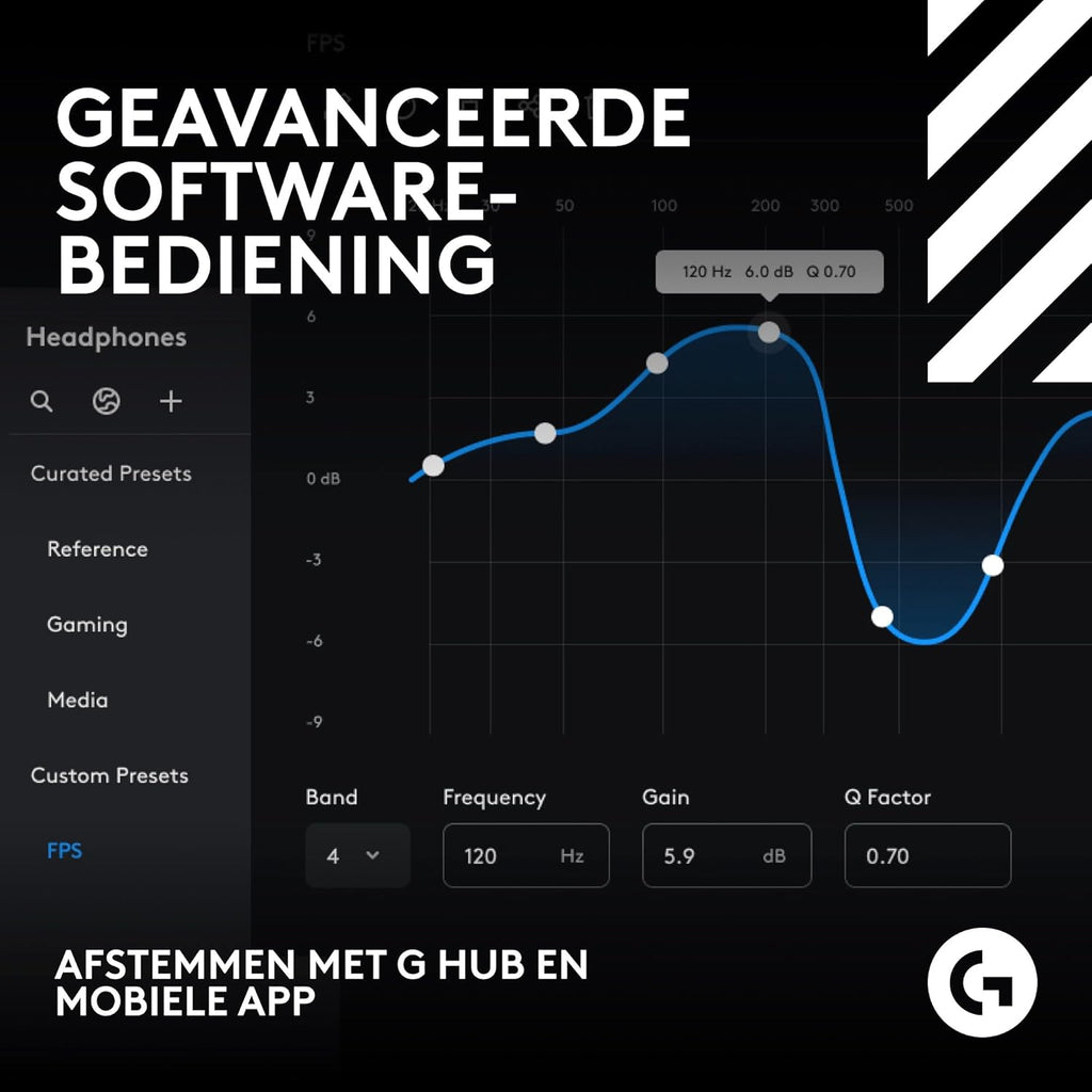Logitech G Astro A50 X LIGHTSPEED trådlöst spelheadset + batteriladdare, PRO-G GRAPHENE, PLAYSYNC för Xbox Series X|S + PS5 + PC/Mac, Nintendo Switch 2, Bluetooth, HDMI 2.1 Passthru - Vit